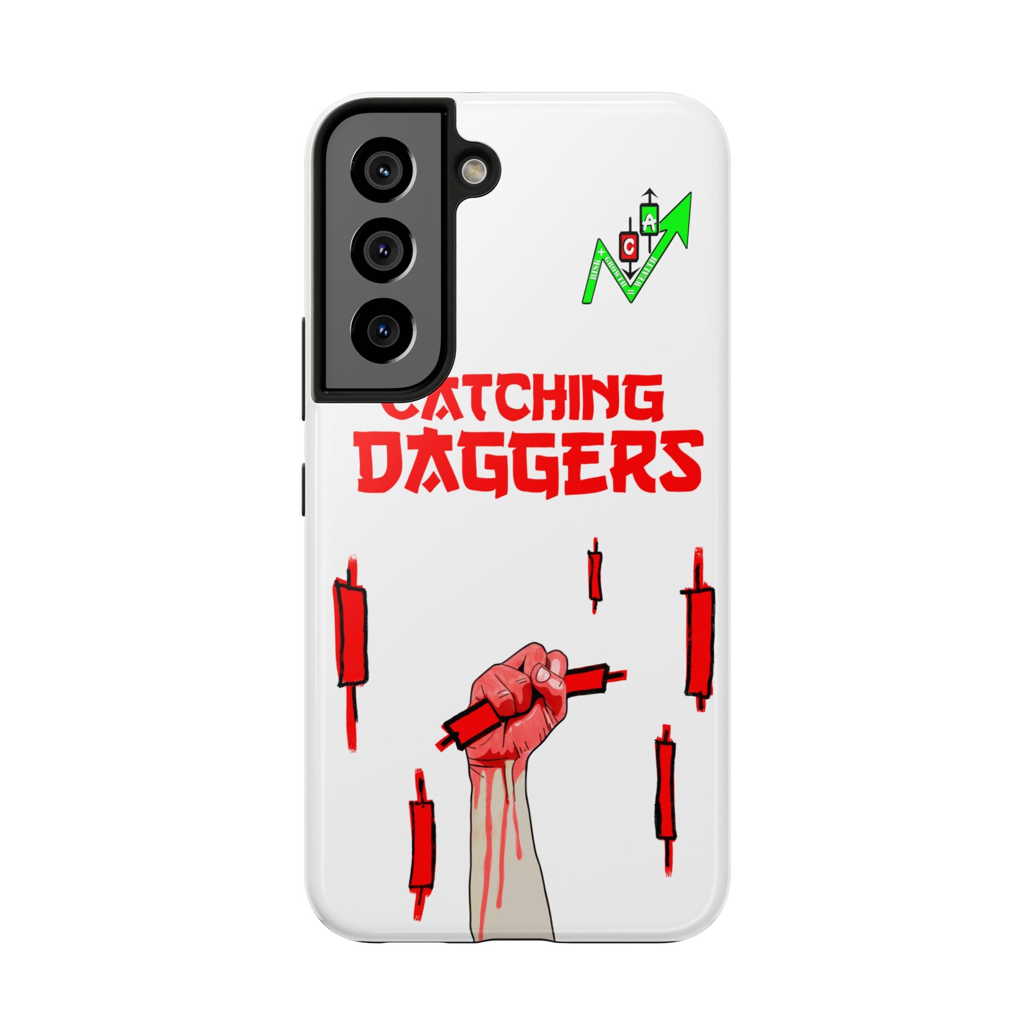 Catching Daggers Tough Phone Case — Crypt Apparel Graphic Protective Cover