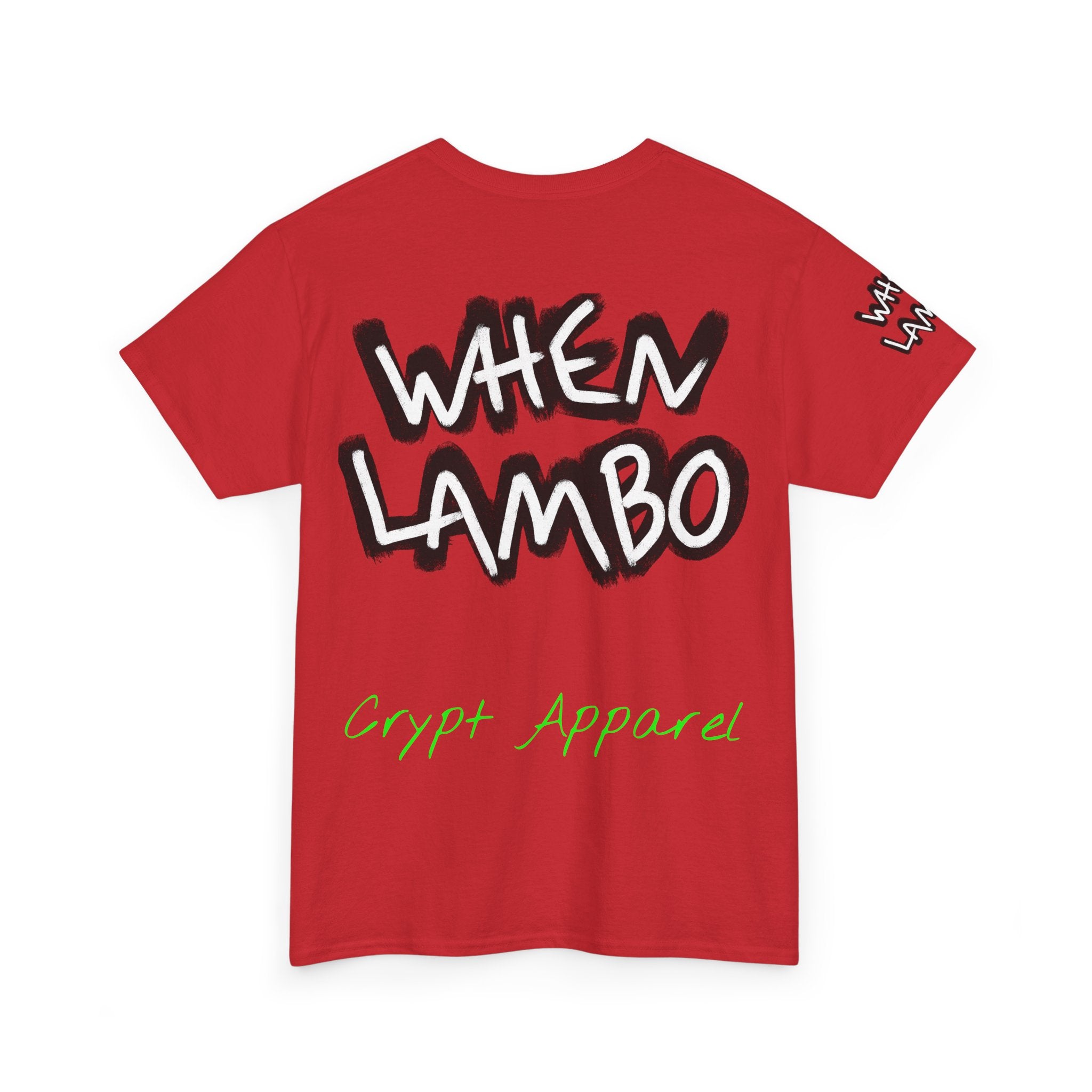 When Lambo Bitcoin inspired Crypto Graphic Tee | Crypt Apparel Car Streetwear