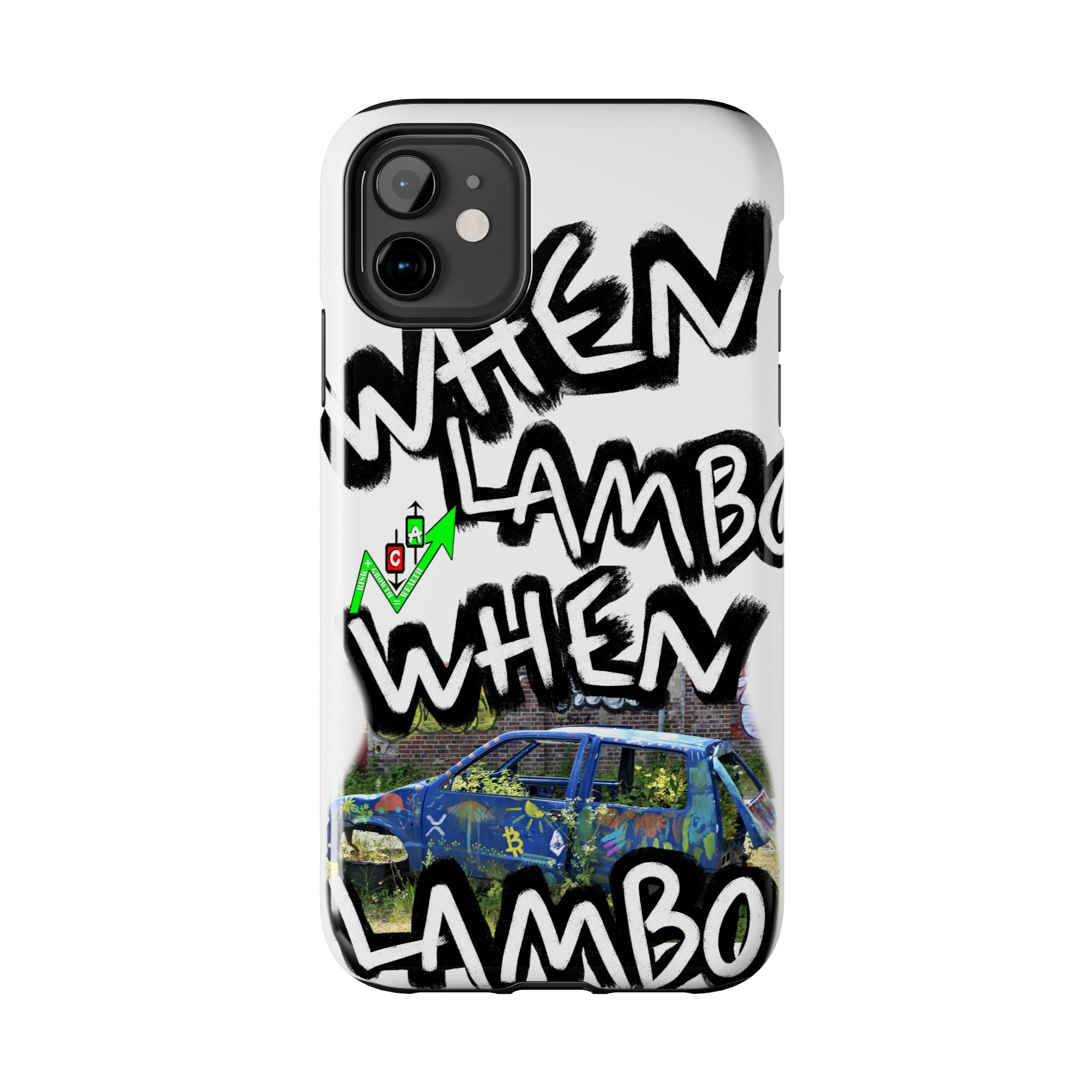 When Lambo Art Phone Case — Crypto Meme Tough Phone Case