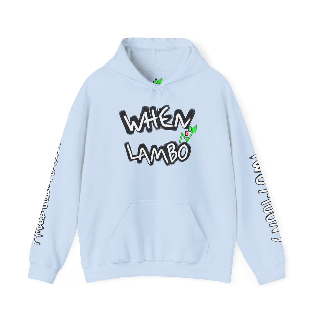 When Lambo Crypto Hoodie | Crypt Apparel Bitcoin Inspired Graffiti Design