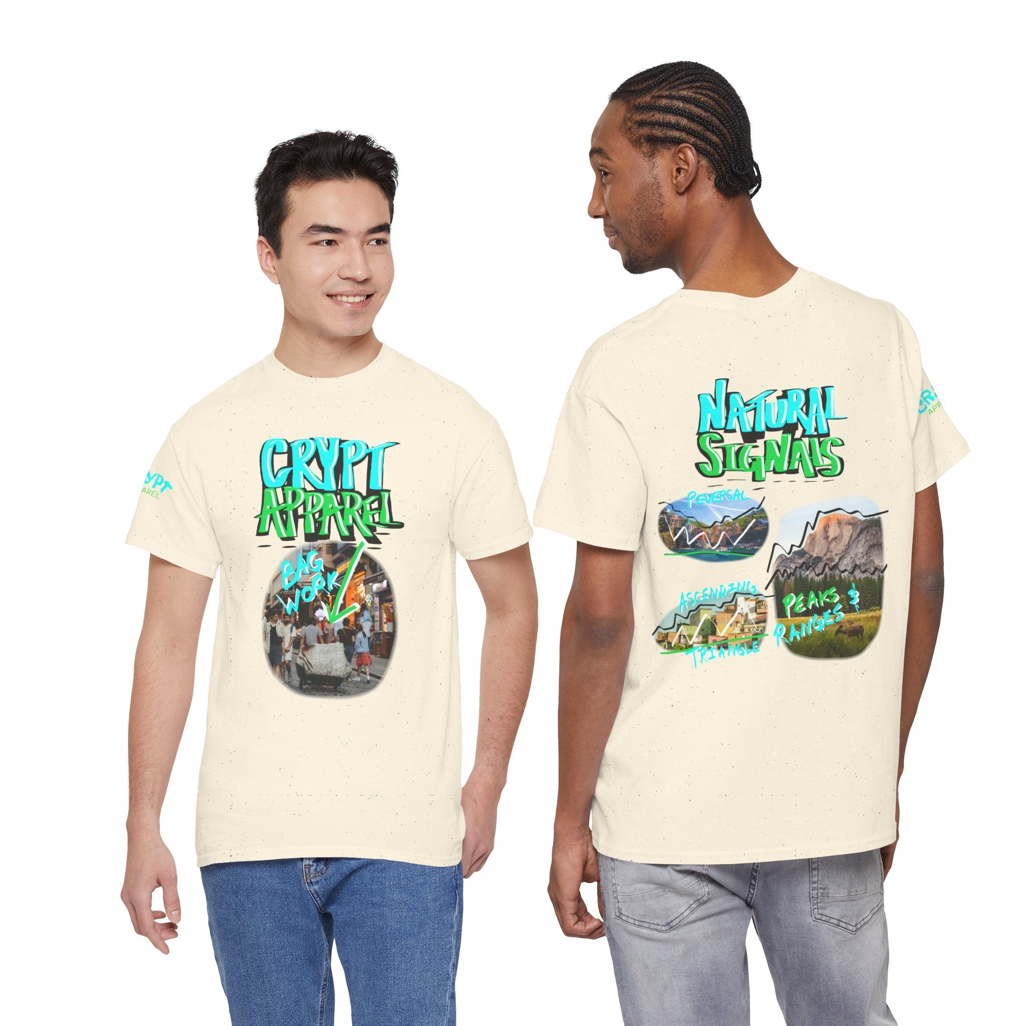 Natural Signals Graphic Tee — "Crypt Apparel" & "Nature Signals" Streetwear T‑Shirt