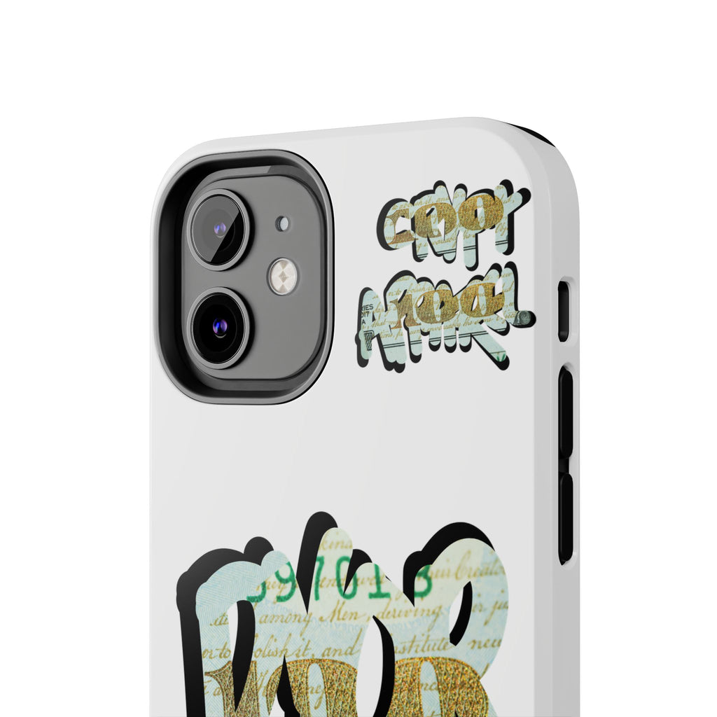 Tough Phone Case — Vintage Money Graffiti "Paper Hodl" Design
