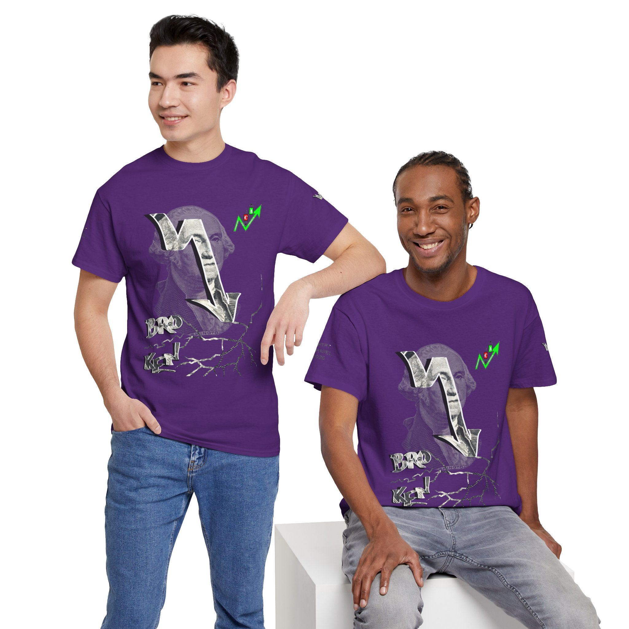 Brokenomics Crypto Graphic Tee — Straight to Zero trading tee "Crypt Apparel"