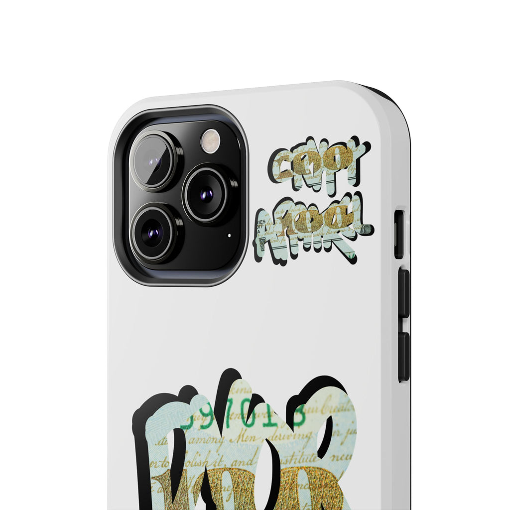 Tough Phone Case — Vintage Money Graffiti "Paper Hodl" Design