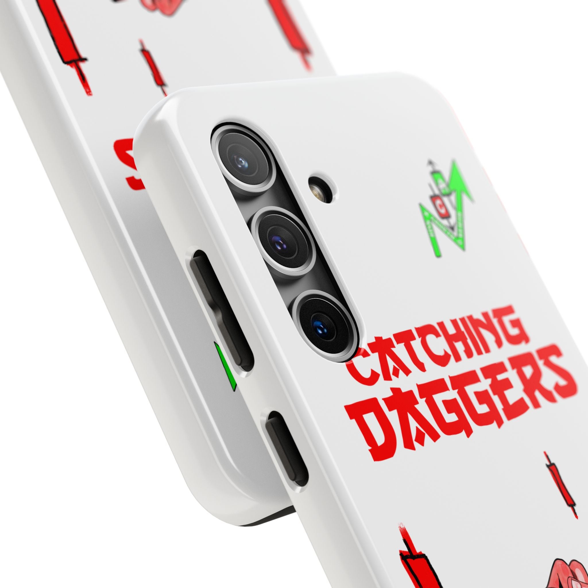 Catching Daggers Tough Phone Case — Crypt Apparel Graphic Protective Cover