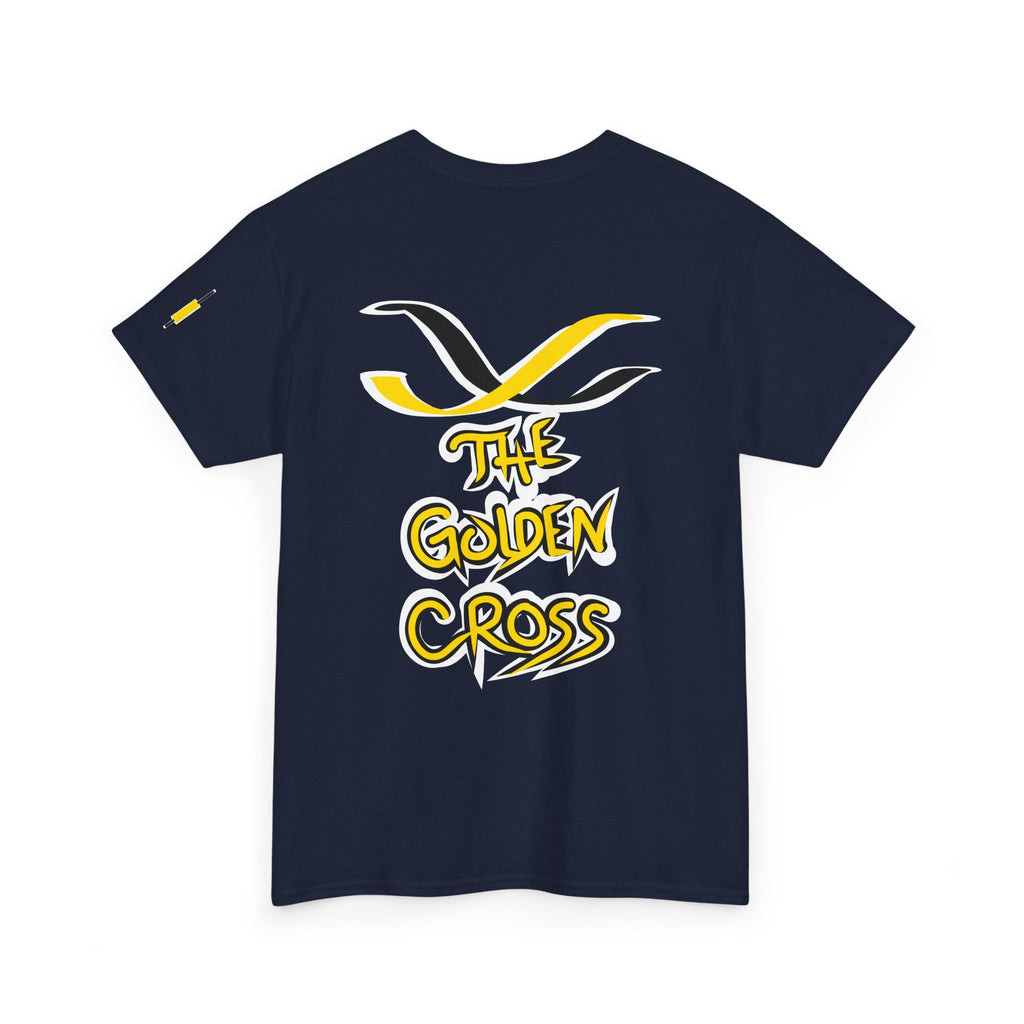 Golden Cross Bull Market Tee — "Crypt Apparel" Crypto Trading Stock Trading T-Shirt