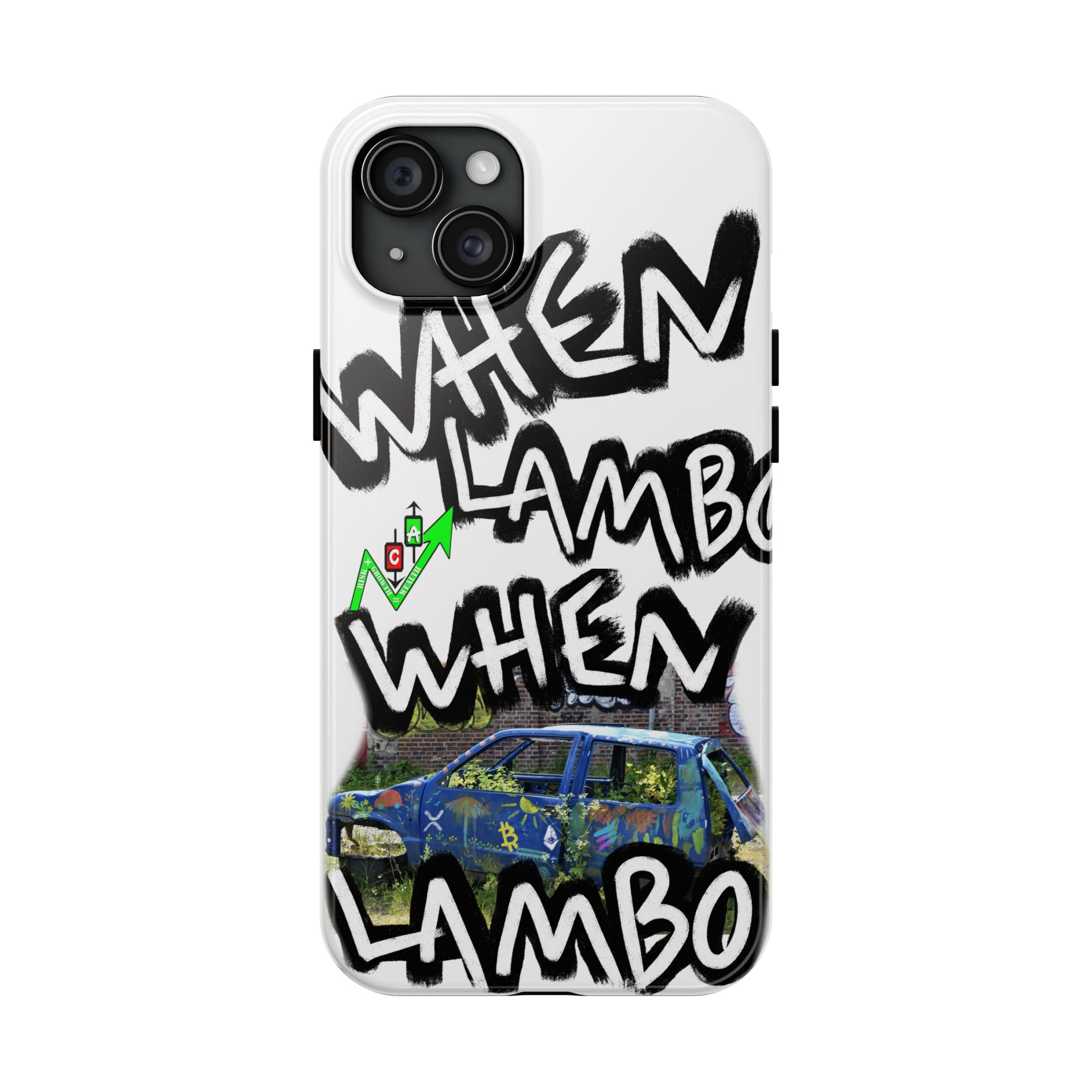 When Lambo Art Phone Case — Crypto Meme Tough Phone Case