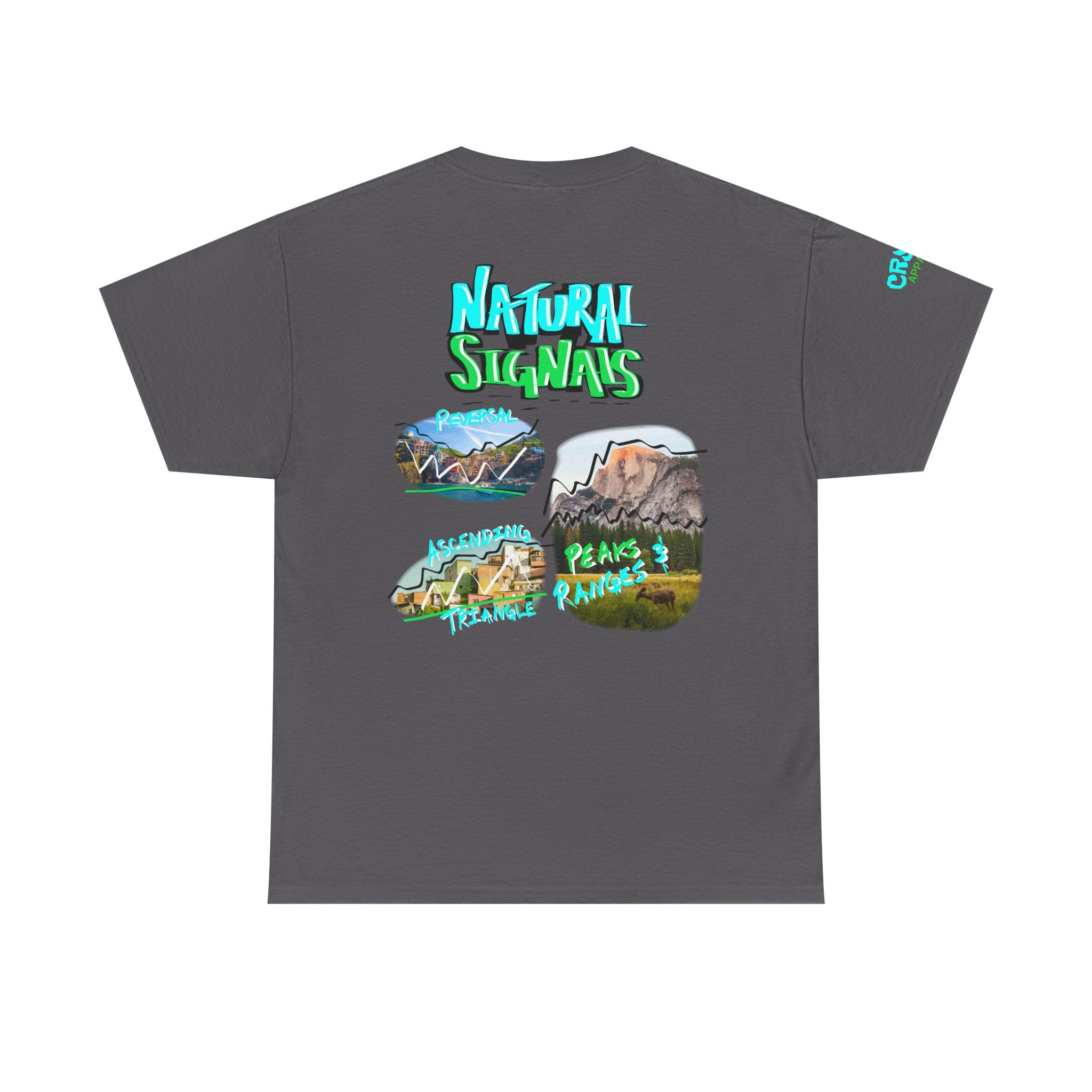 Natural Signals Graphic Tee — "Crypt Apparel" & "Nature Signals" Streetwear T‑Shirt