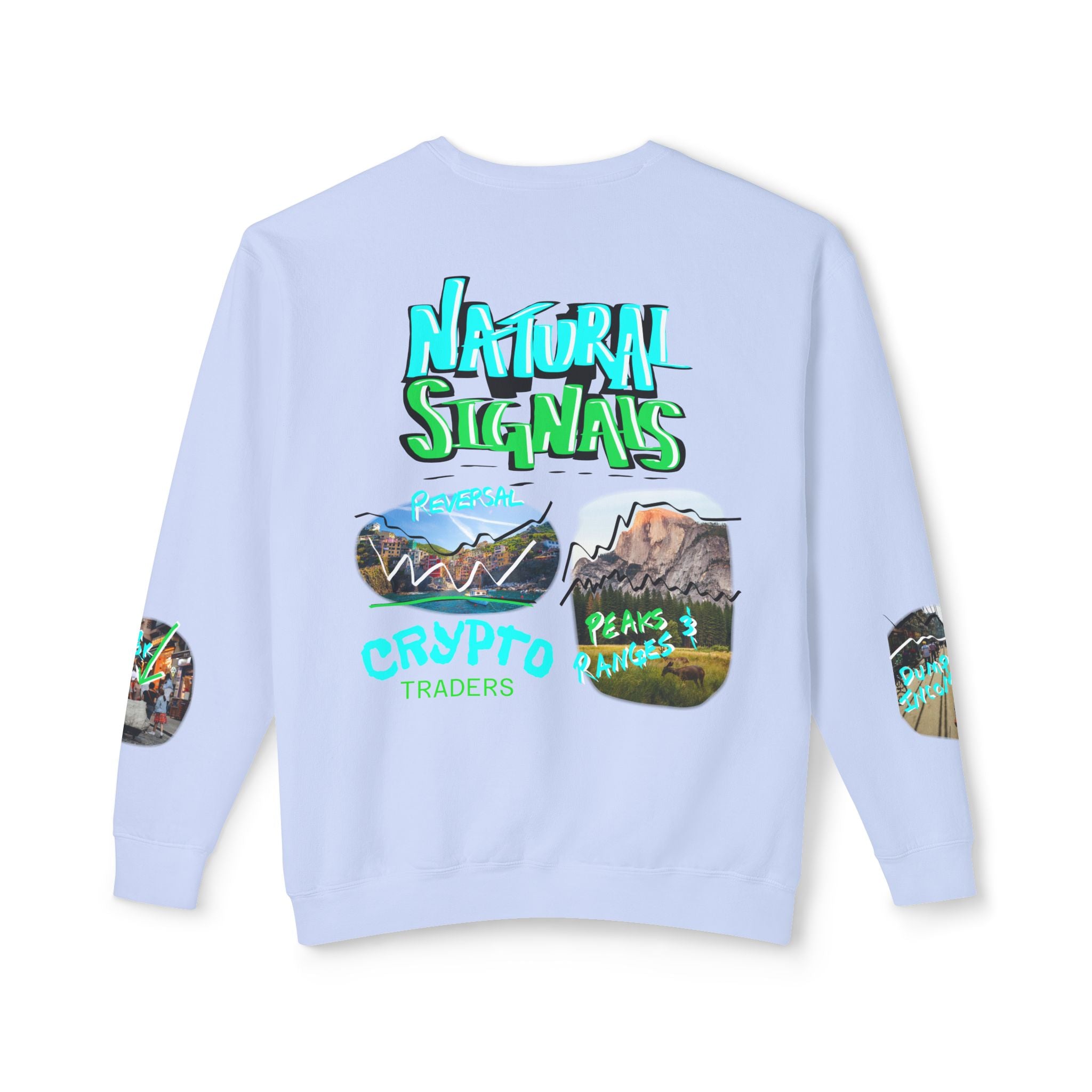 Natural Signals Crewneck Sweatshirt — Crypt Apparel Graphic Crewneck