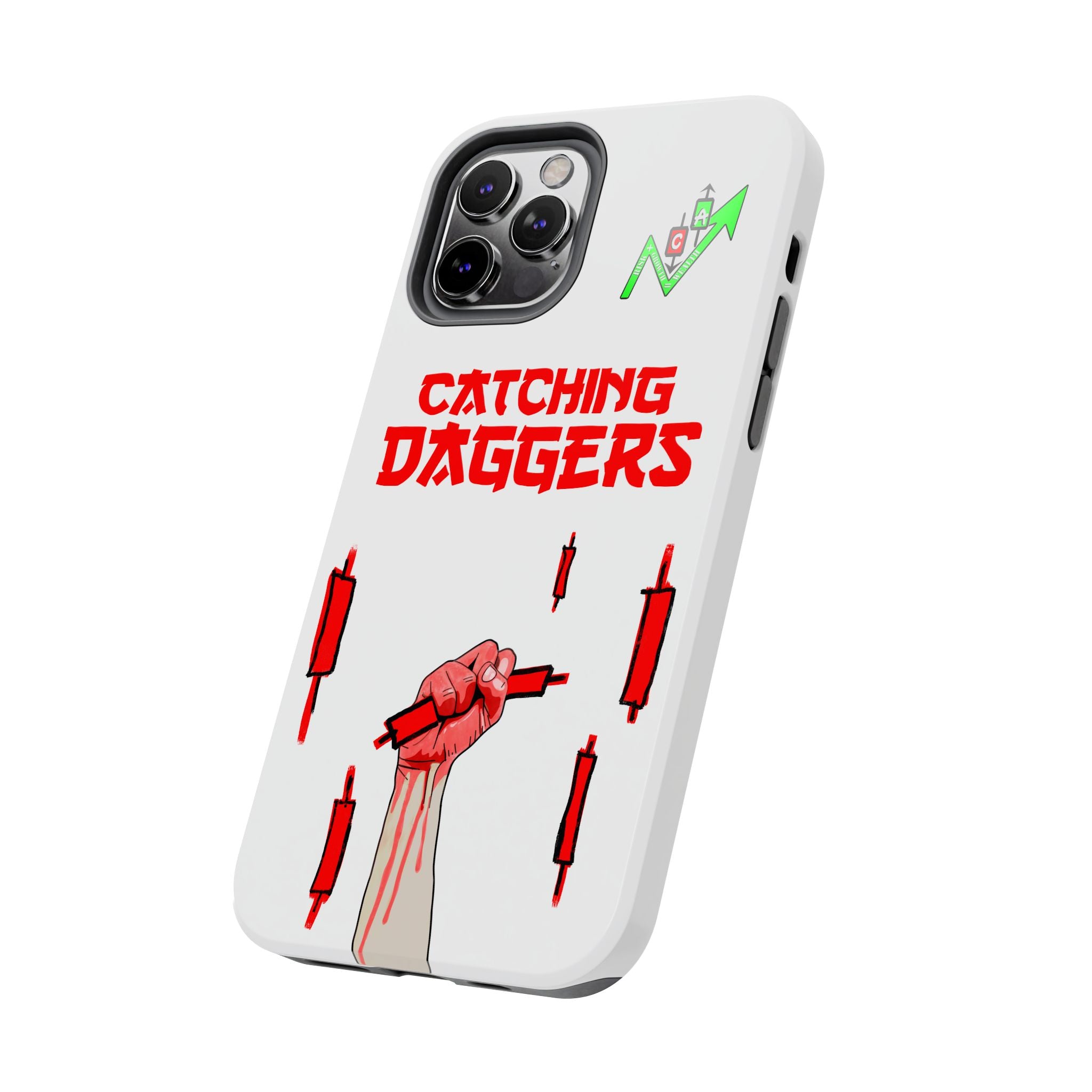 Catching Daggers Tough Phone Case — Crypt Apparel Graphic Protective Cover