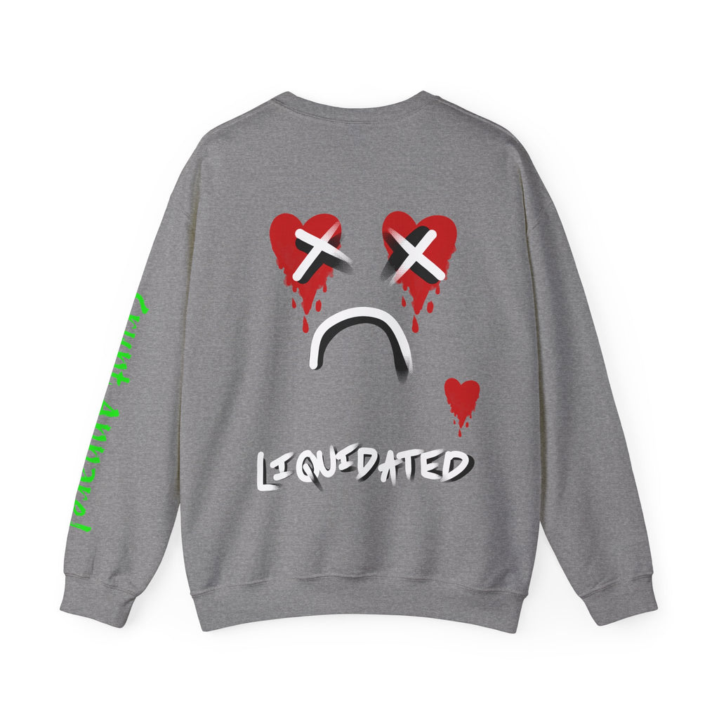 Crypto Rekt Portfolio Crewneck Sweatshirt | Crypt Apparel Streetwear Graphic