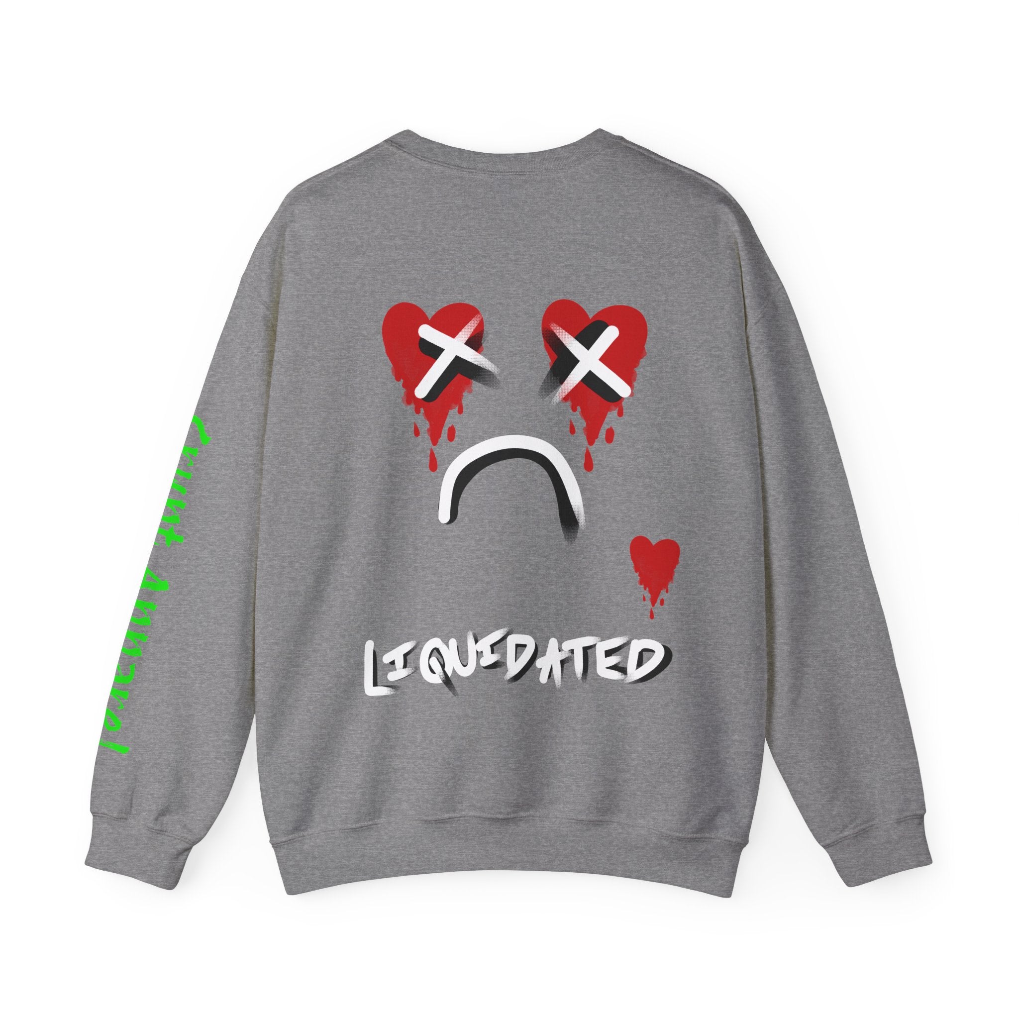 Crypto Rekt Portfolio Crewneck Sweatshirt | Crypt Apparel Streetwear Graphic