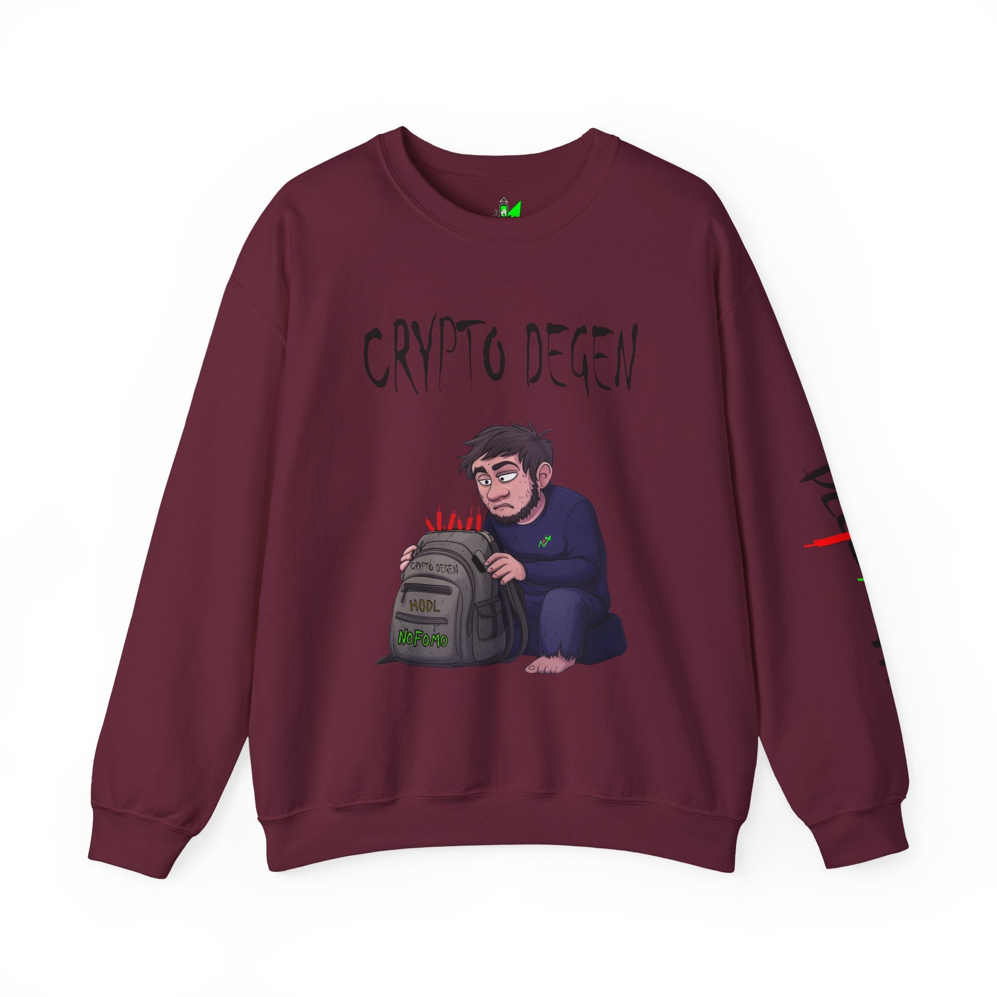 Crypto Degen Crewneck | Crypt Apparel