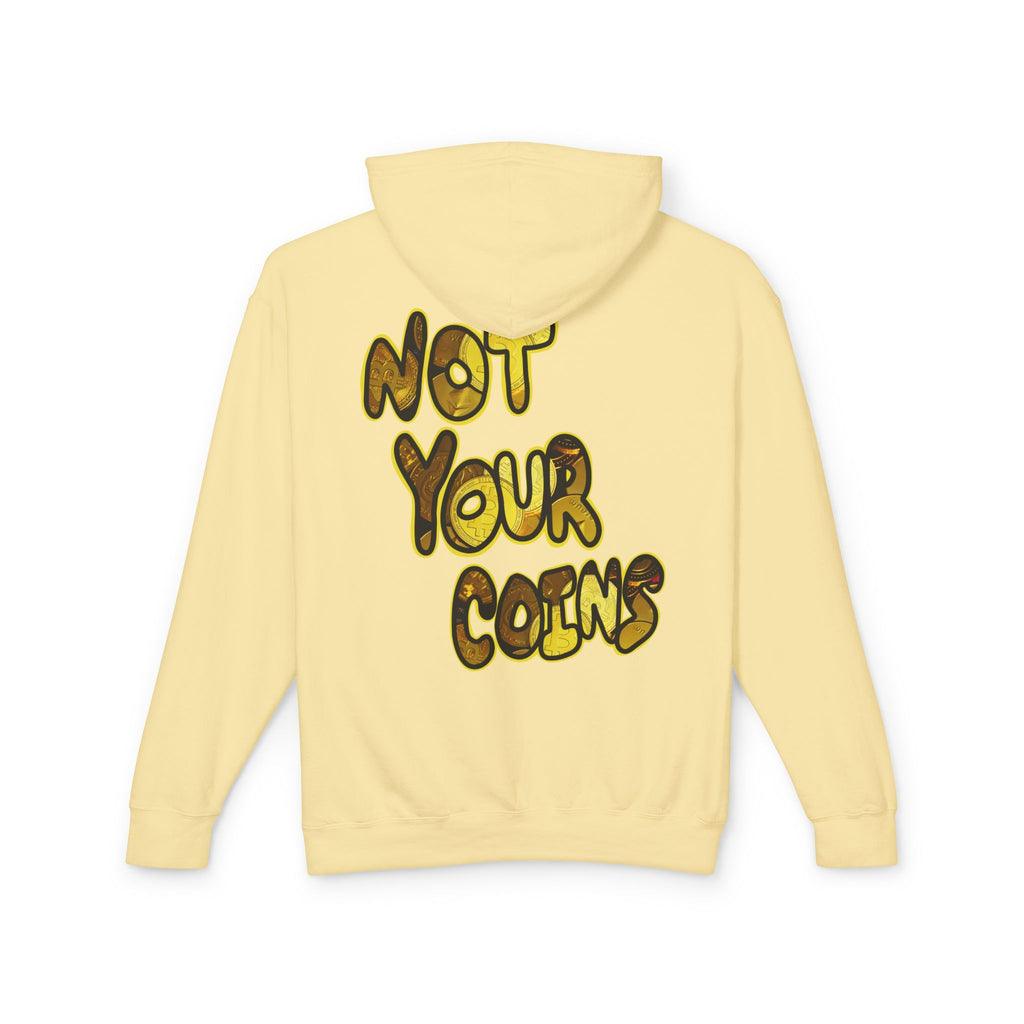 Not Your Keys/ Not Your Coins Graphic Hoodie — Crypto Lightweight Hoodie