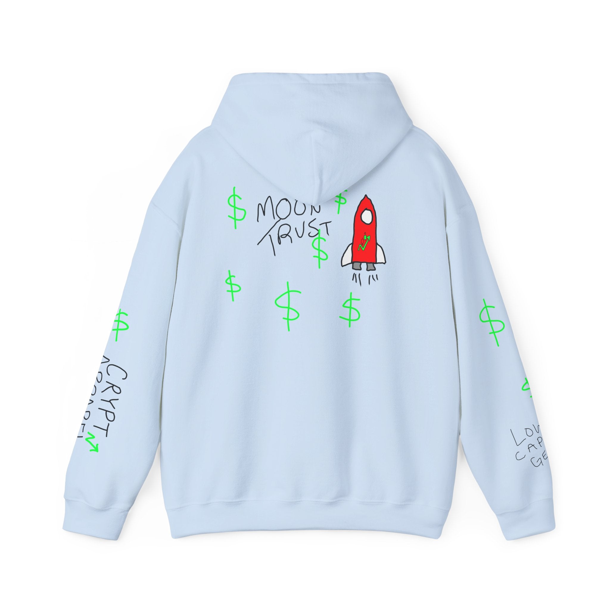 Crypto on Clarence humorous trading graphic by Crypt Apparel