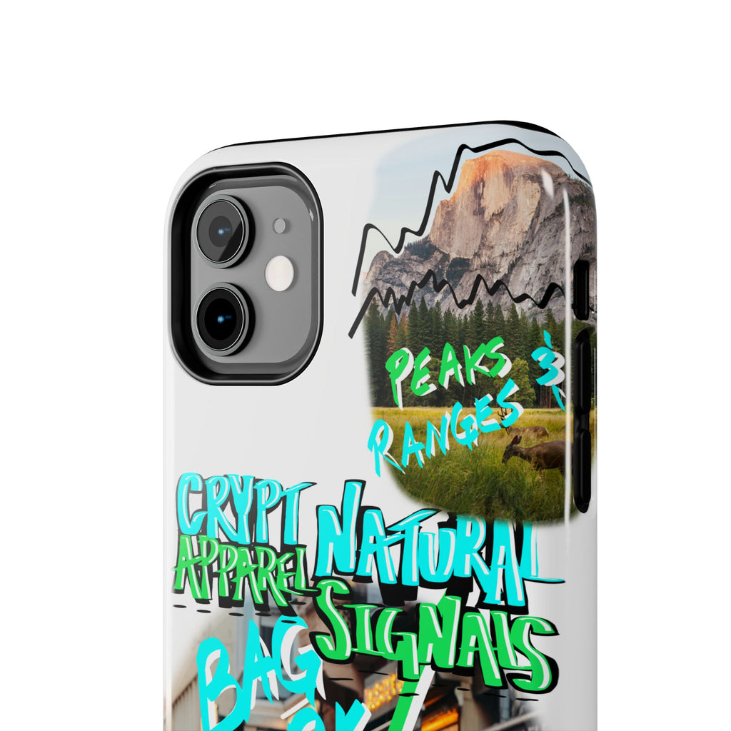 Natural Signals Tough Phone Case — Crypt Apparel Street Collage Design