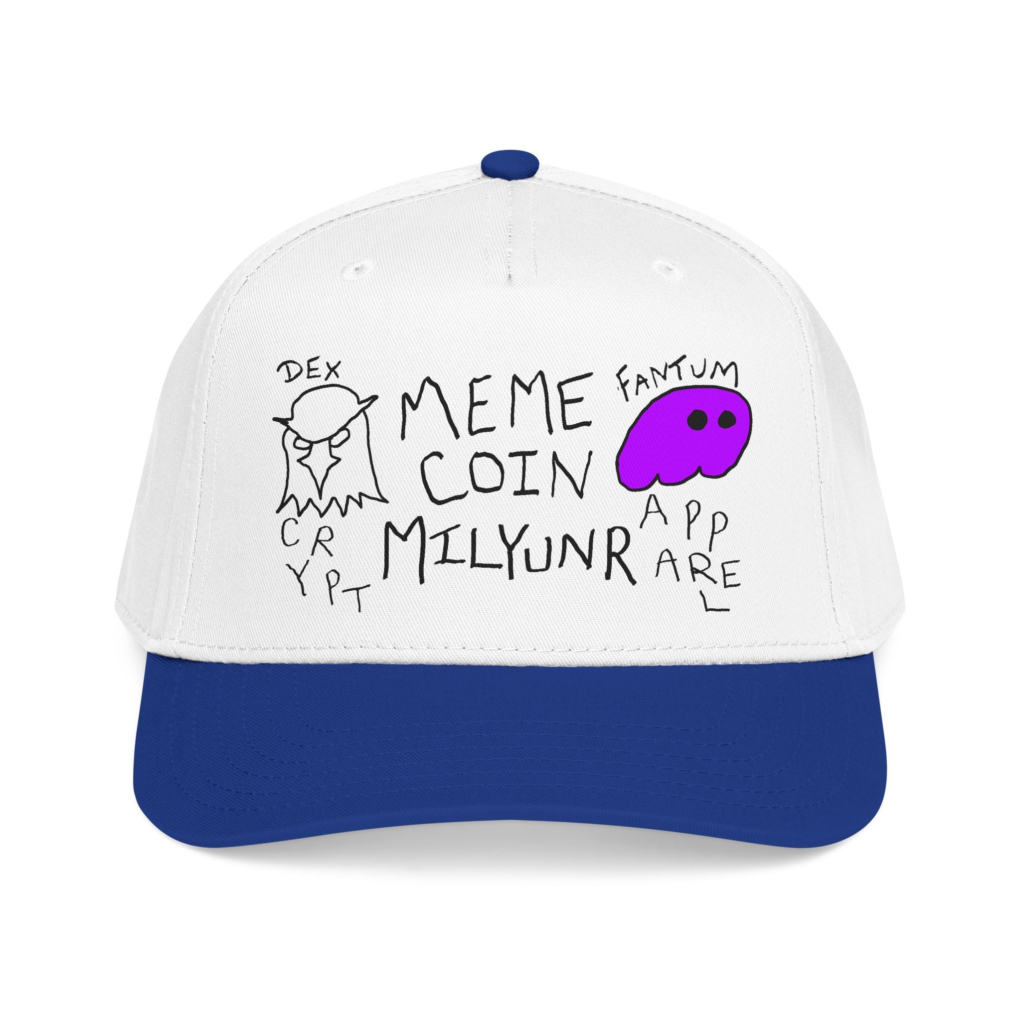 Meme Coin Millionaire Baseball Cap — Crypto Art Snapback
