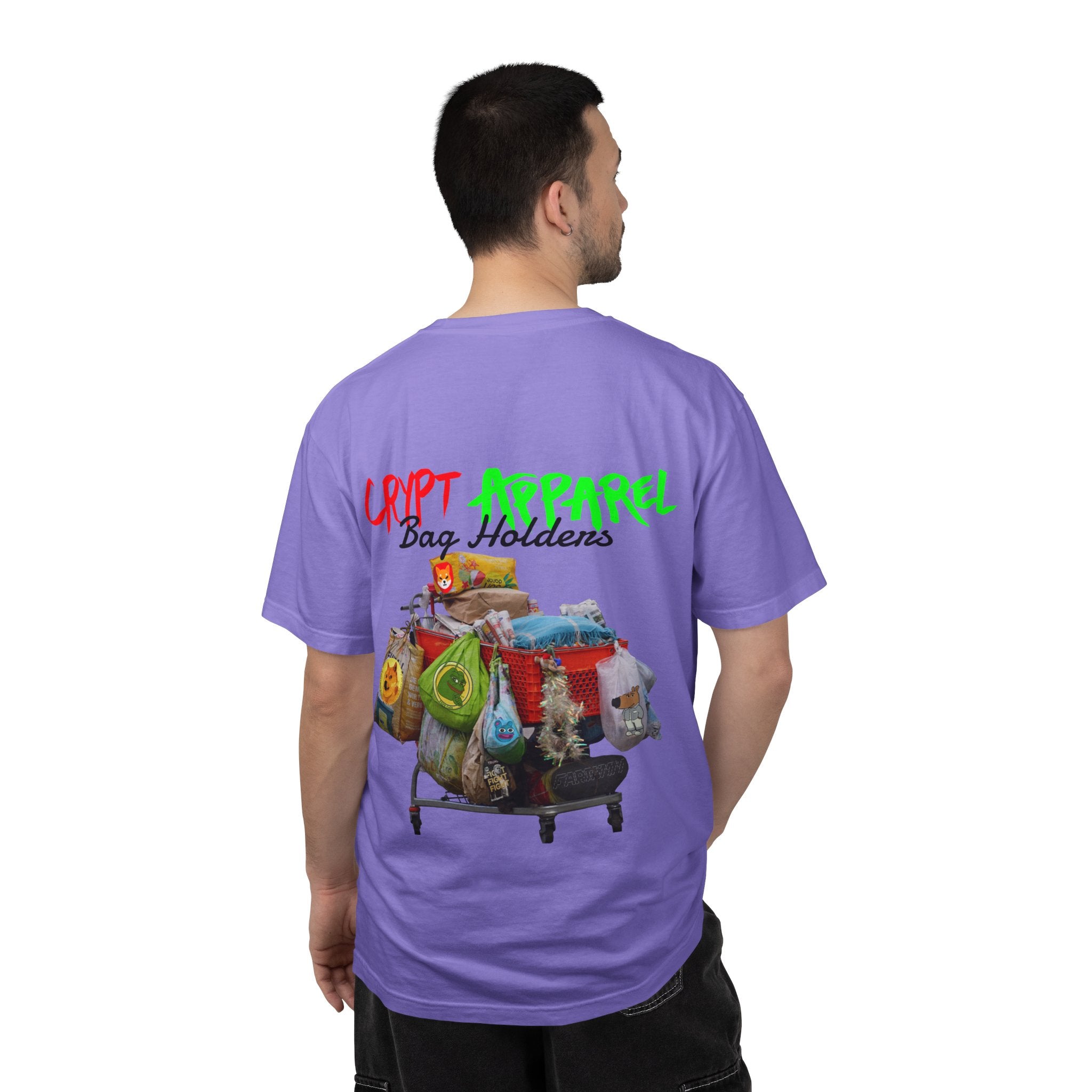 Bag Holders Crypto T-Shirt — 'Crypt Apparel' Graphic Tee