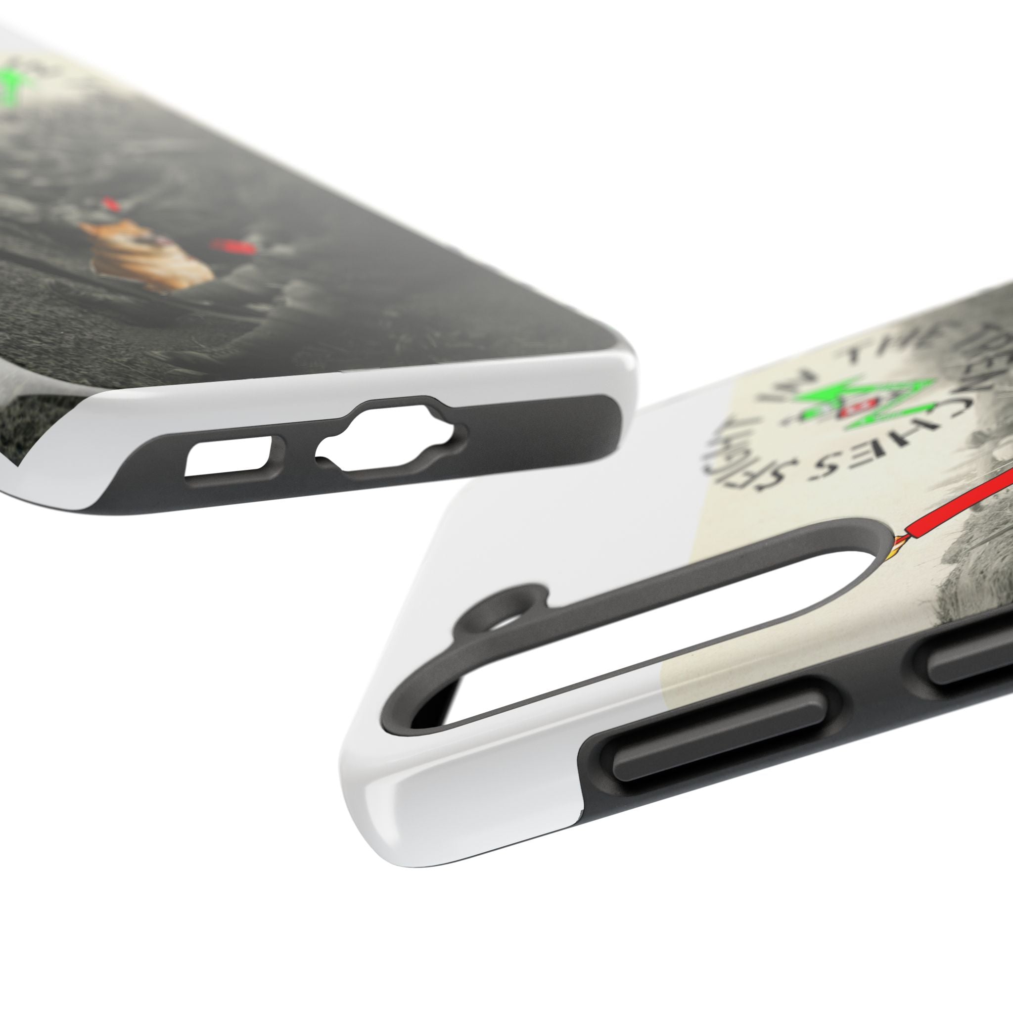 The Trenches Tough Phone Case — Crypt Apparel Trench Dog & Candle Design