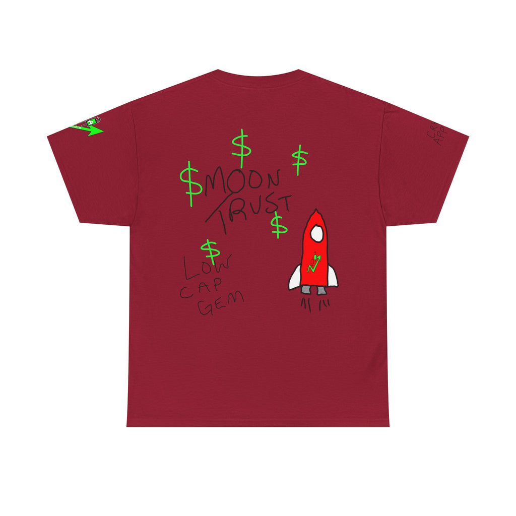 Crypto on Clarence Tee — "Crypt Apparel" / "crypto illiterate" Graphic Shirt