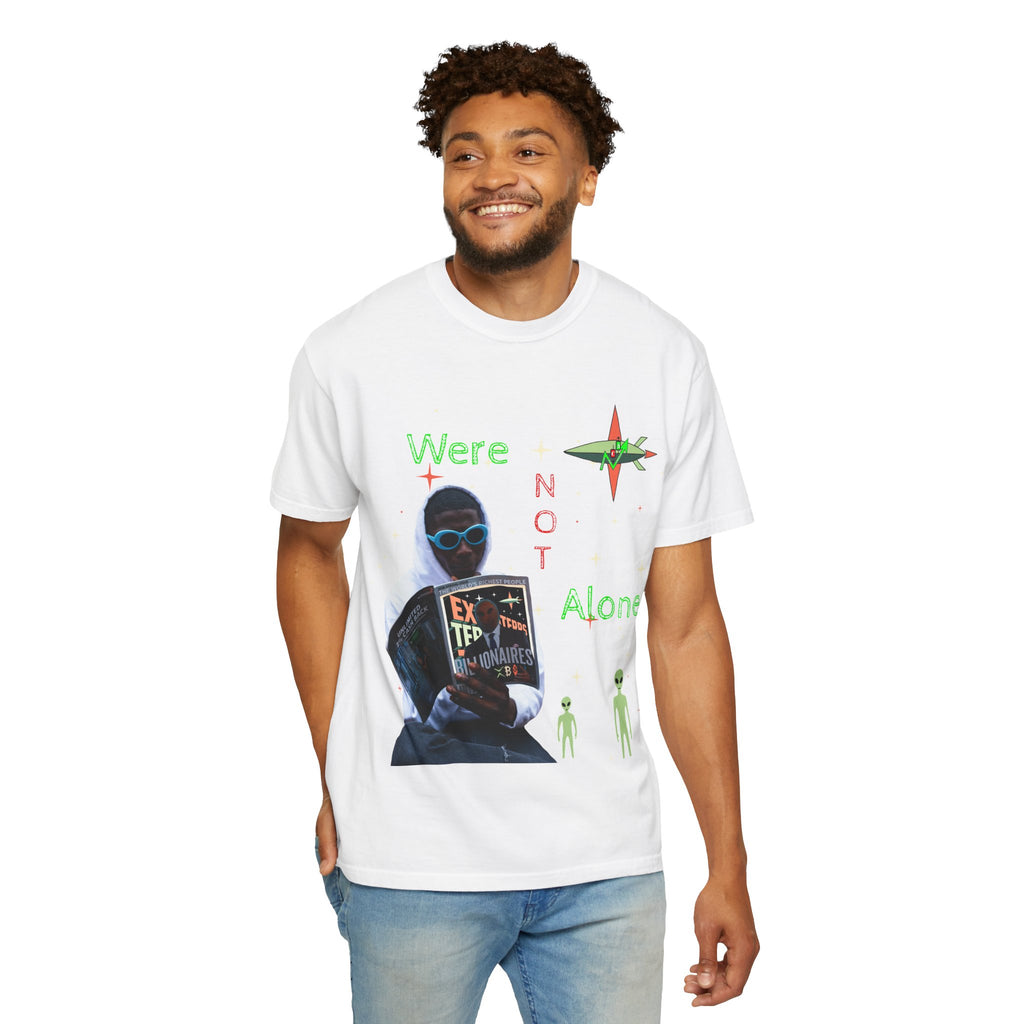 Extraterrestrial Traders Crypto T-Shirt — "We're Not Alone" Alien Graphic Tee