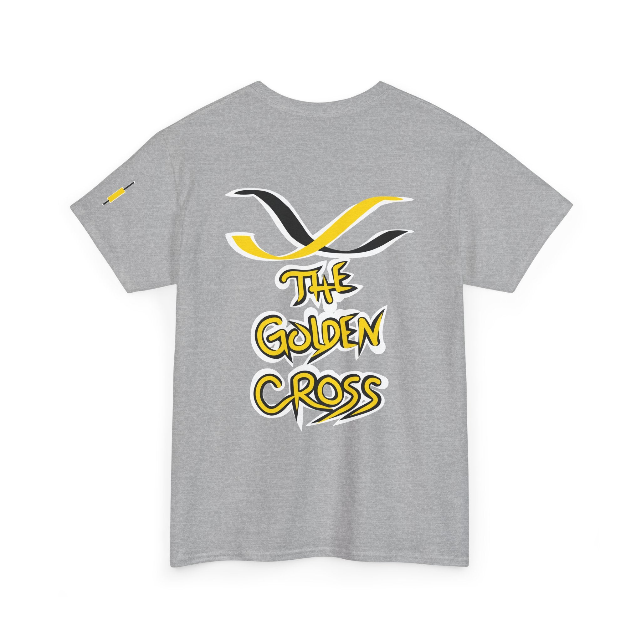 Golden Cross Bull Market Tee — "Crypt Apparel" Crypto Trading Stock Trading T-Shirt