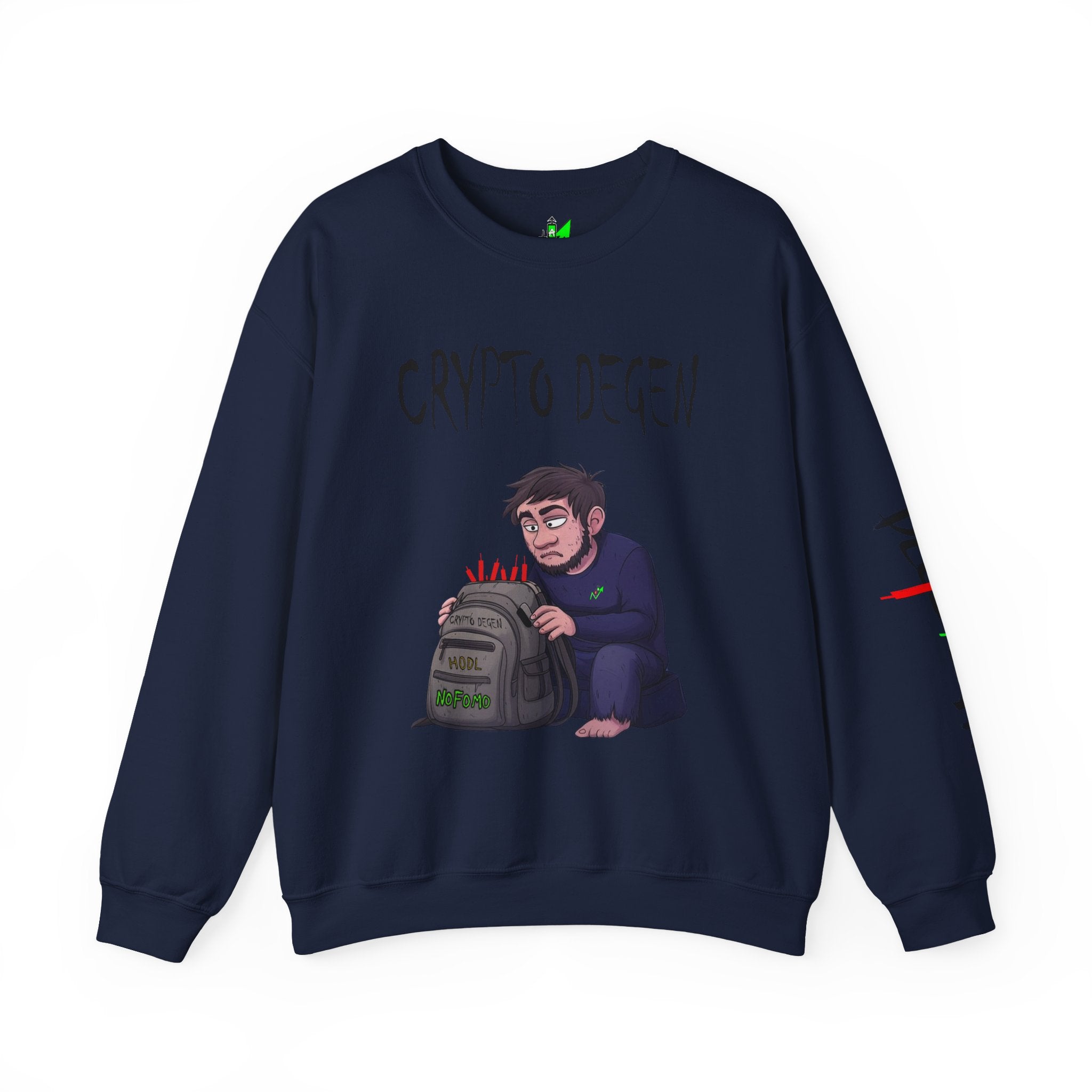 Crypto Degen Crewneck | Crypt Apparel