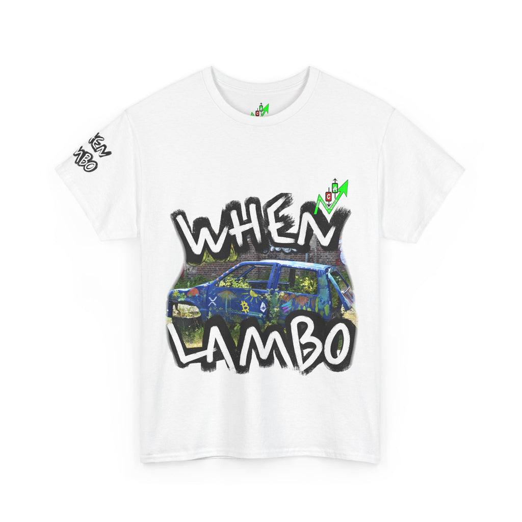 When Lambo Bitcoin inspired Crypto Graphic Tee | Crypt Apparel Car Streetwear