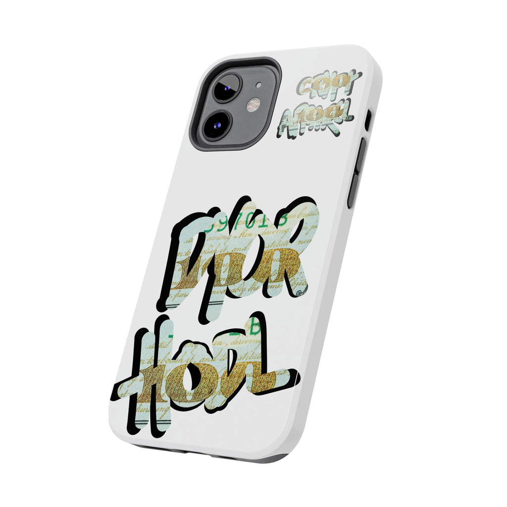 Tough Phone Case — Vintage Money Graffiti "Paper Hodl" Design