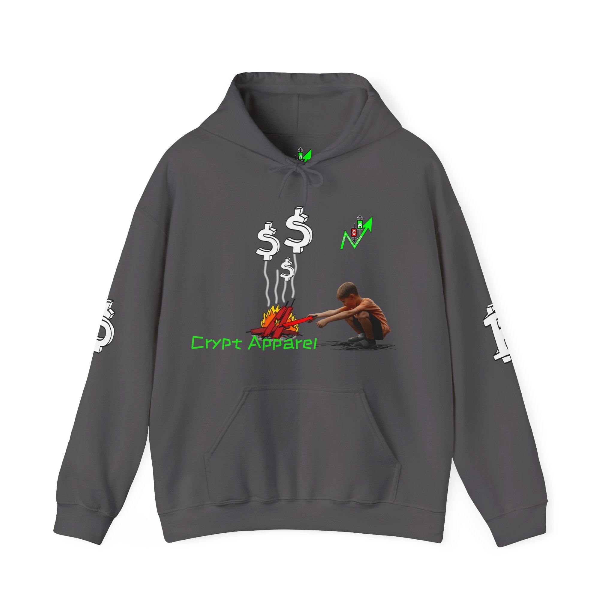 Born This Way Crypto hoodie | Crypt Apparel Bitcoin inspired sweatshirt