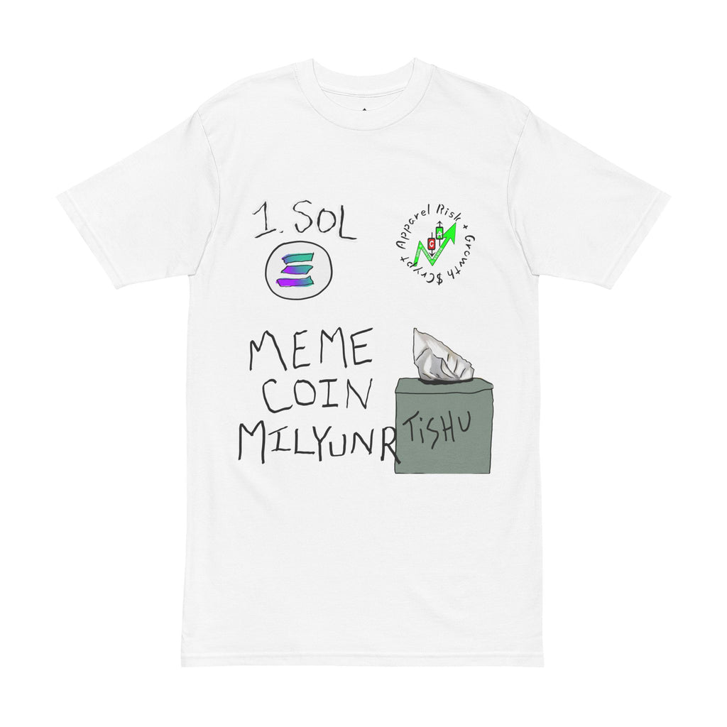 Meme Coin Millionaire Tee — Crypt Apparel Crypto Graphic T-Shirt