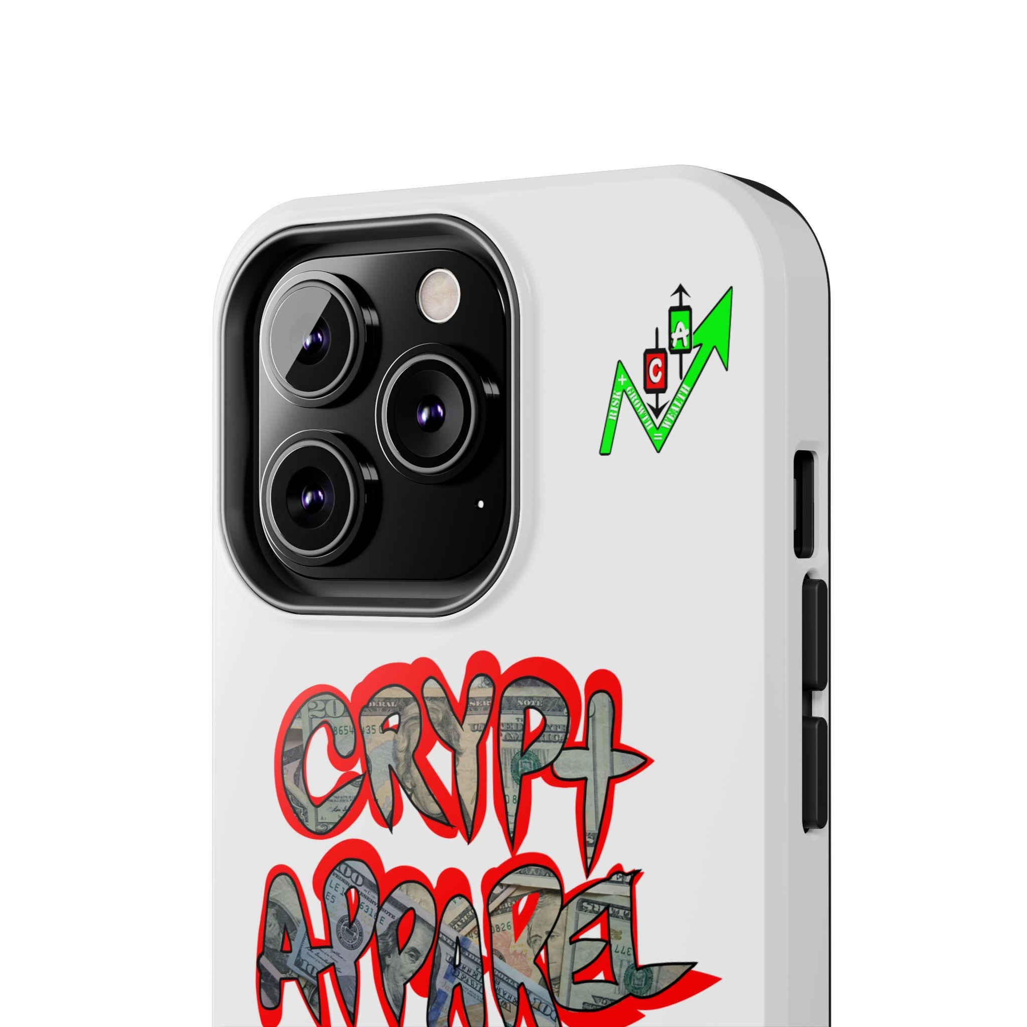 DEFY with DEFI Tough Phone Case — "Crypt Apparel: "Money" Graffiti Crypto Design