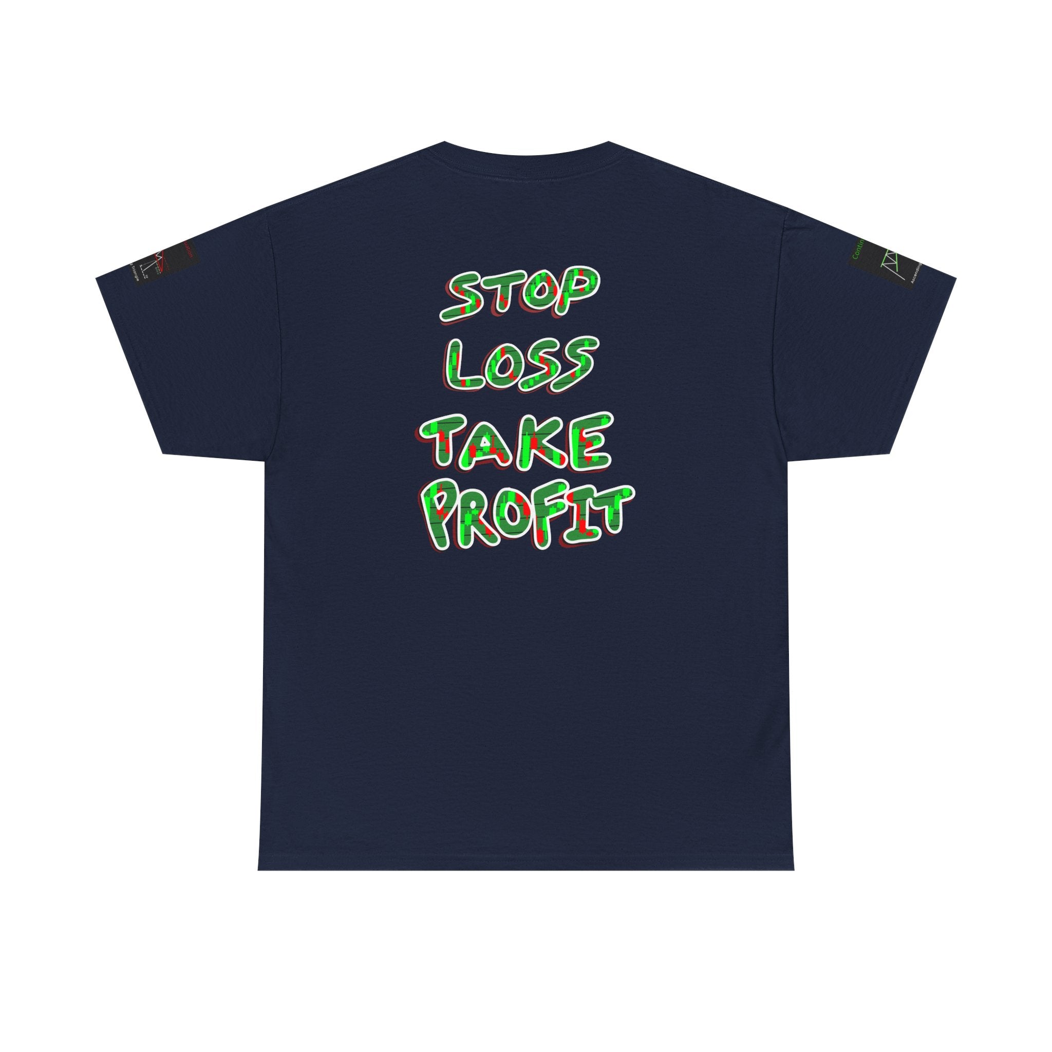Charted Tee — "Crypt Apparel" Trading Chart Shirt