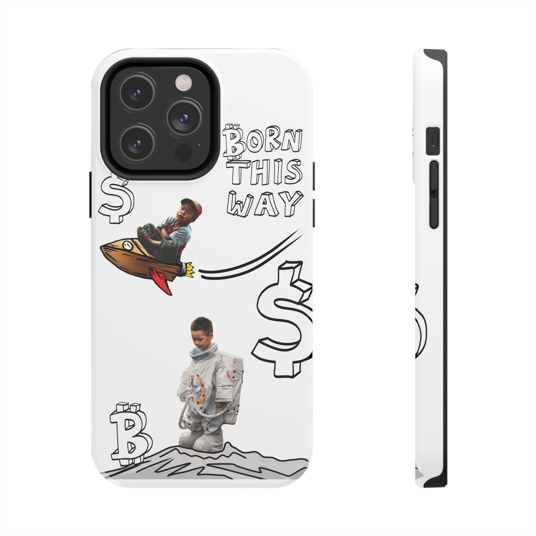 Born This Way Phone Case — "Crypt Apparel" Crypto Protective Case