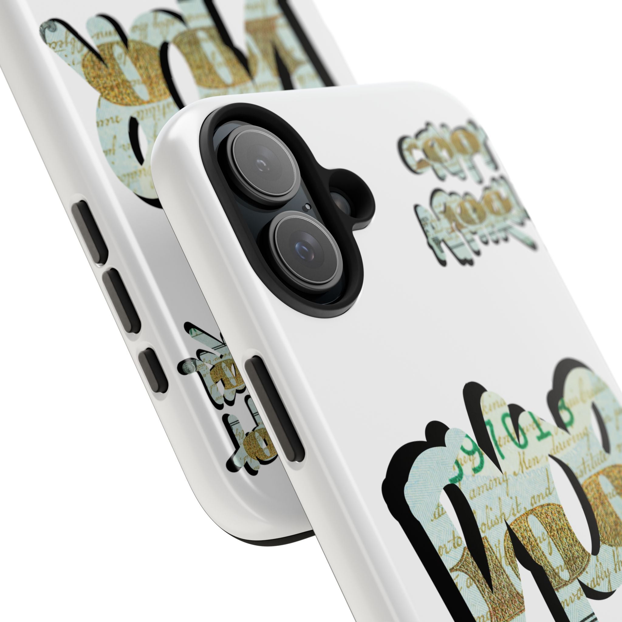 Tough Phone Case — Vintage Money Graffiti "Paper Hodl" Design