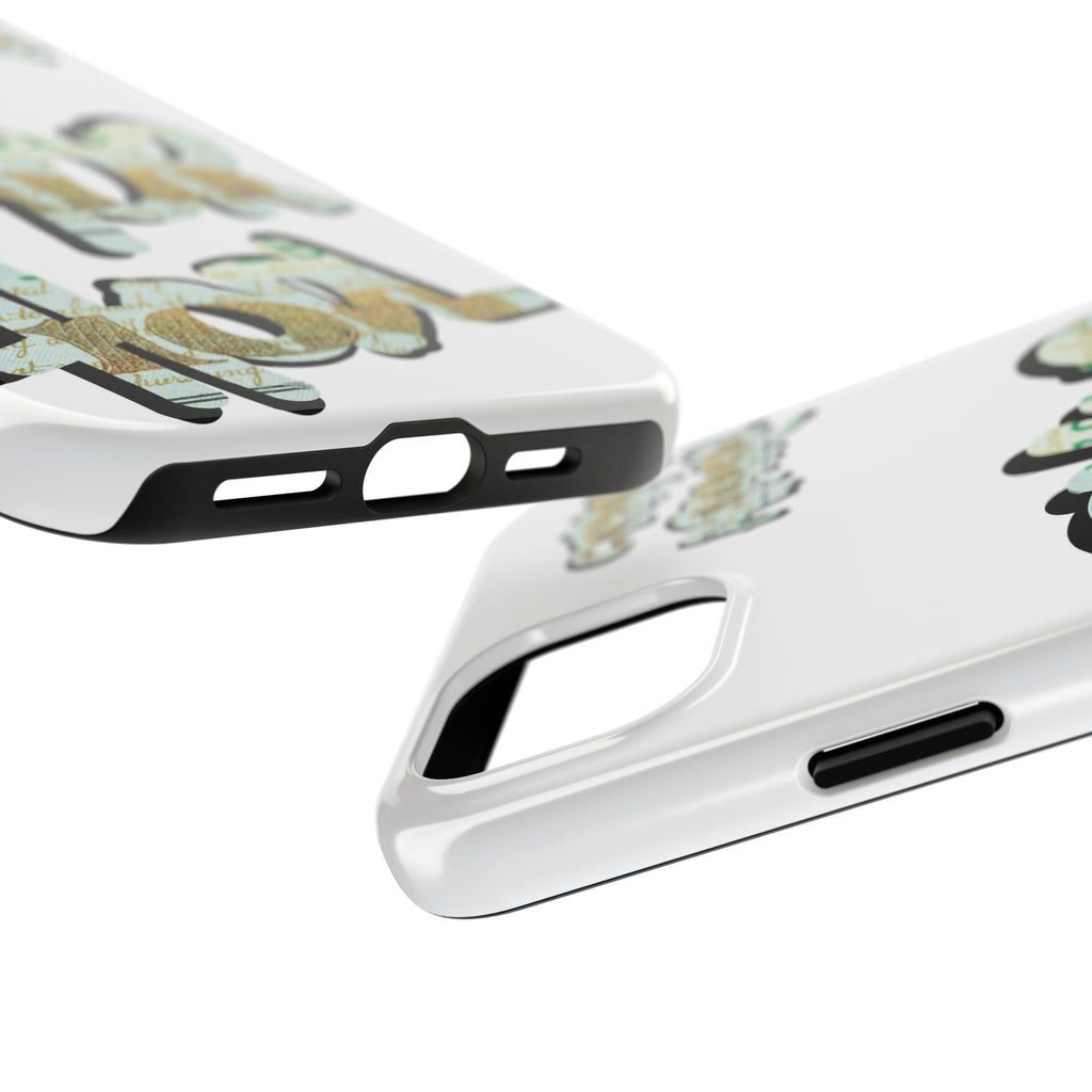 Tough Phone Case — Vintage Money Graffiti "Paper Hodl" Design