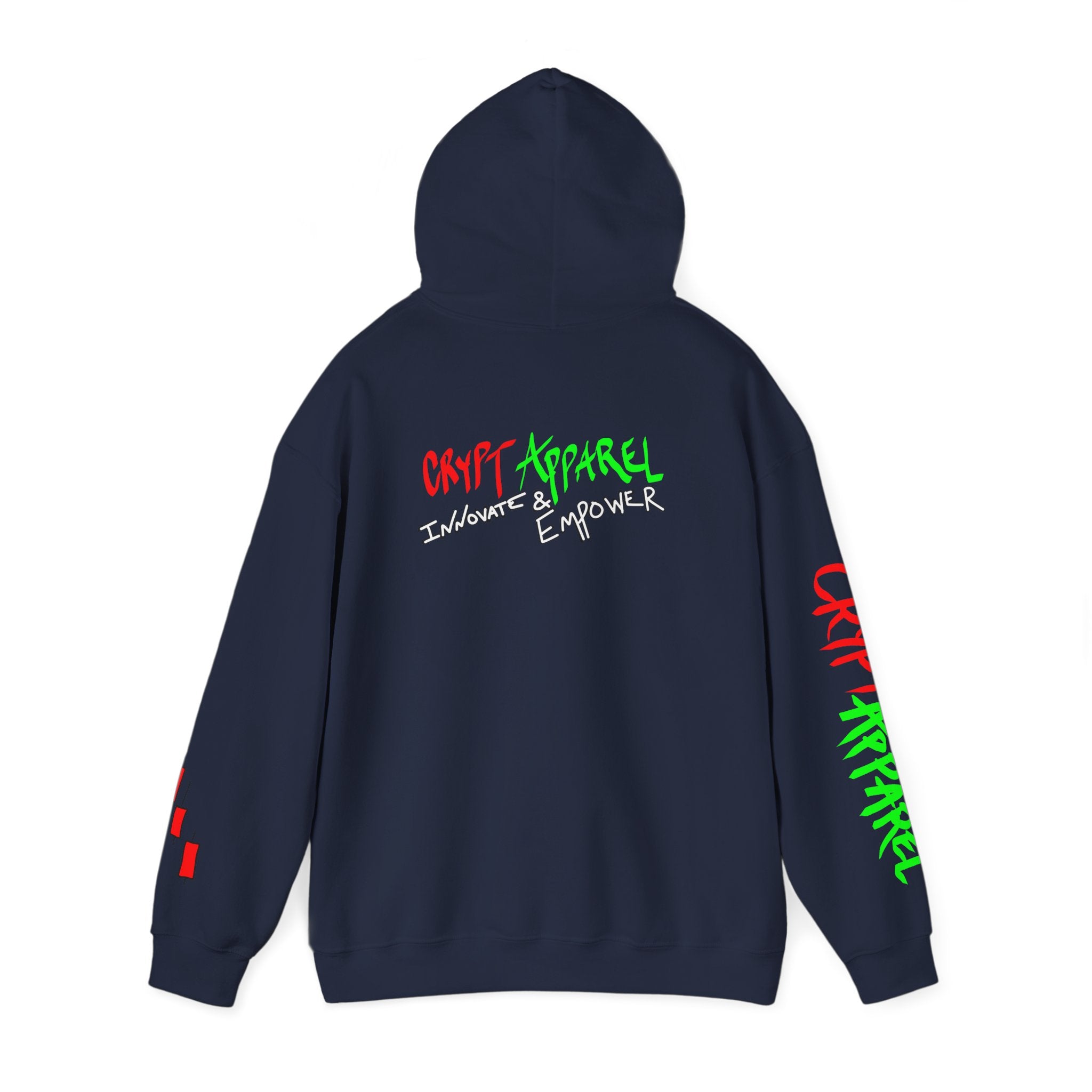 Crypto Degen Hoodie — Crypt Apparel Graphic Pullover