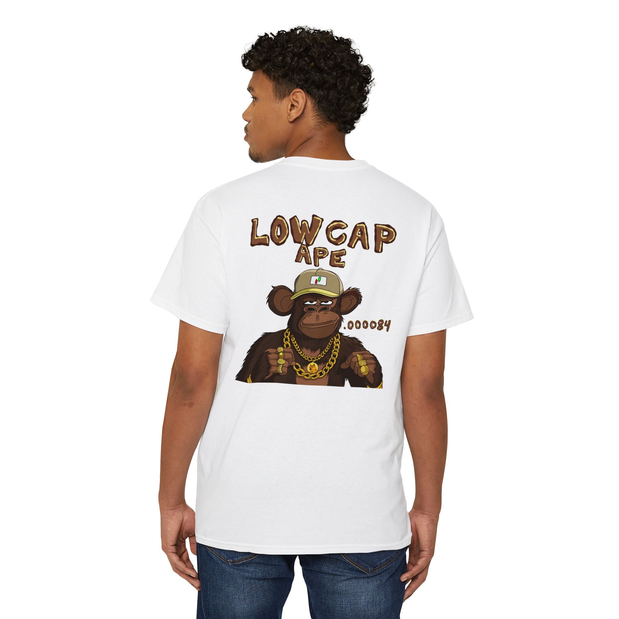 Low Cap Ape Graphic T-Shirt — Crytpt Apparel Streetwear