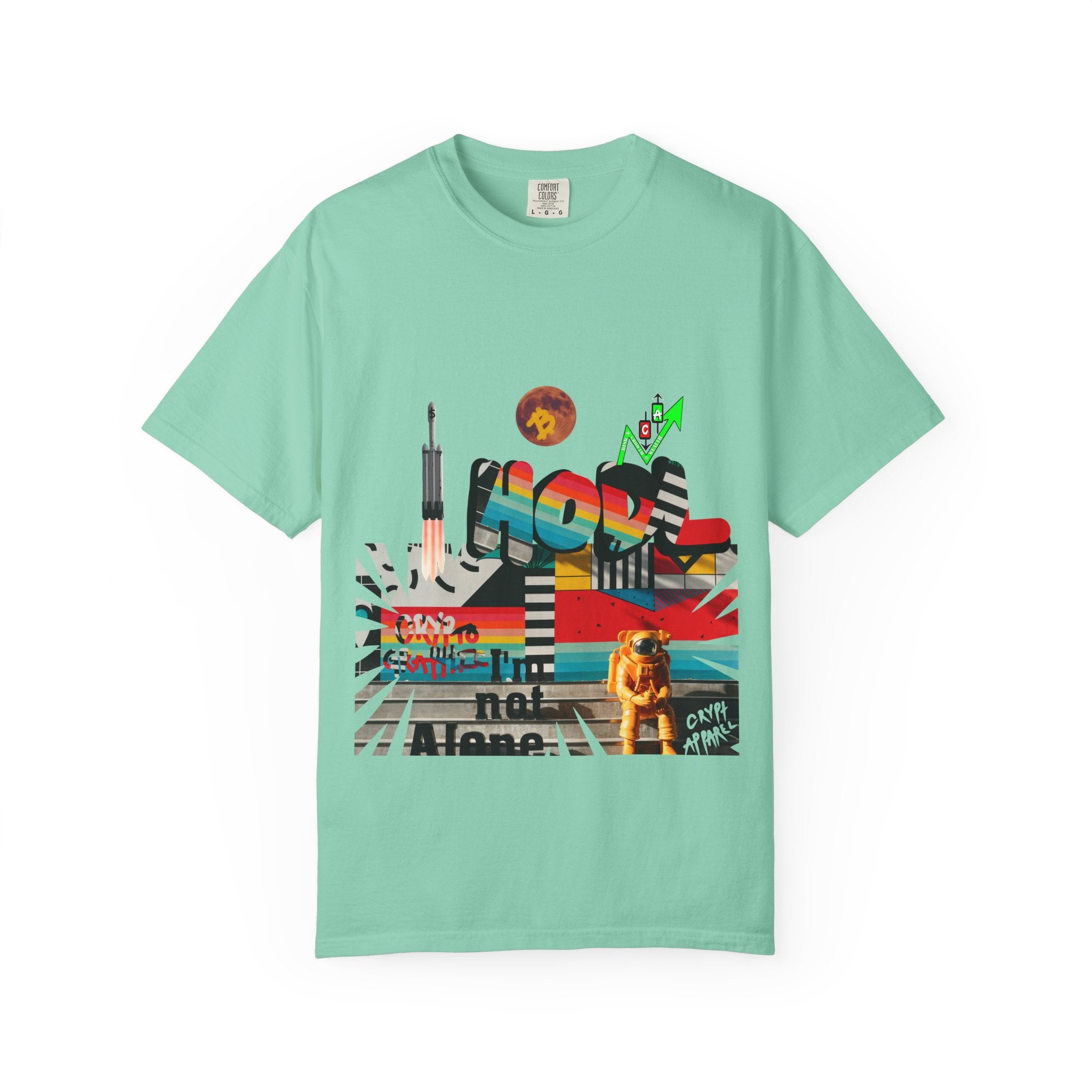Urban Jungle Crypto Collage T-Shirt | Crypt Apparel Graphic Streetwear