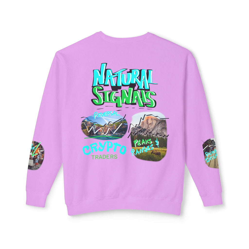 Natural Signals Crewneck Sweatshirt — Crypt Apparel Graphic Crewneck