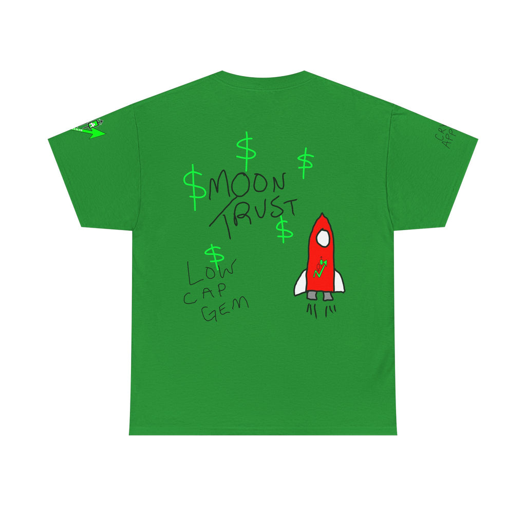 Crypto on Clarence Tee — "Crypt Apparel" / "crypto illiterate" Graphic Shirt