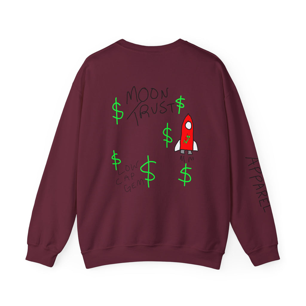 Crypto On Clarence Crewneck Sweatshirt — Crypt Apparel Design