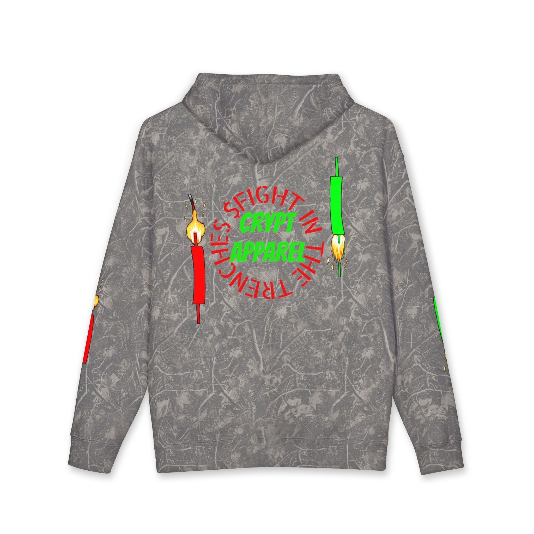 The Trenches Hoodie — 'Crypt Apparel' Graphic Hooded Sweatshirt