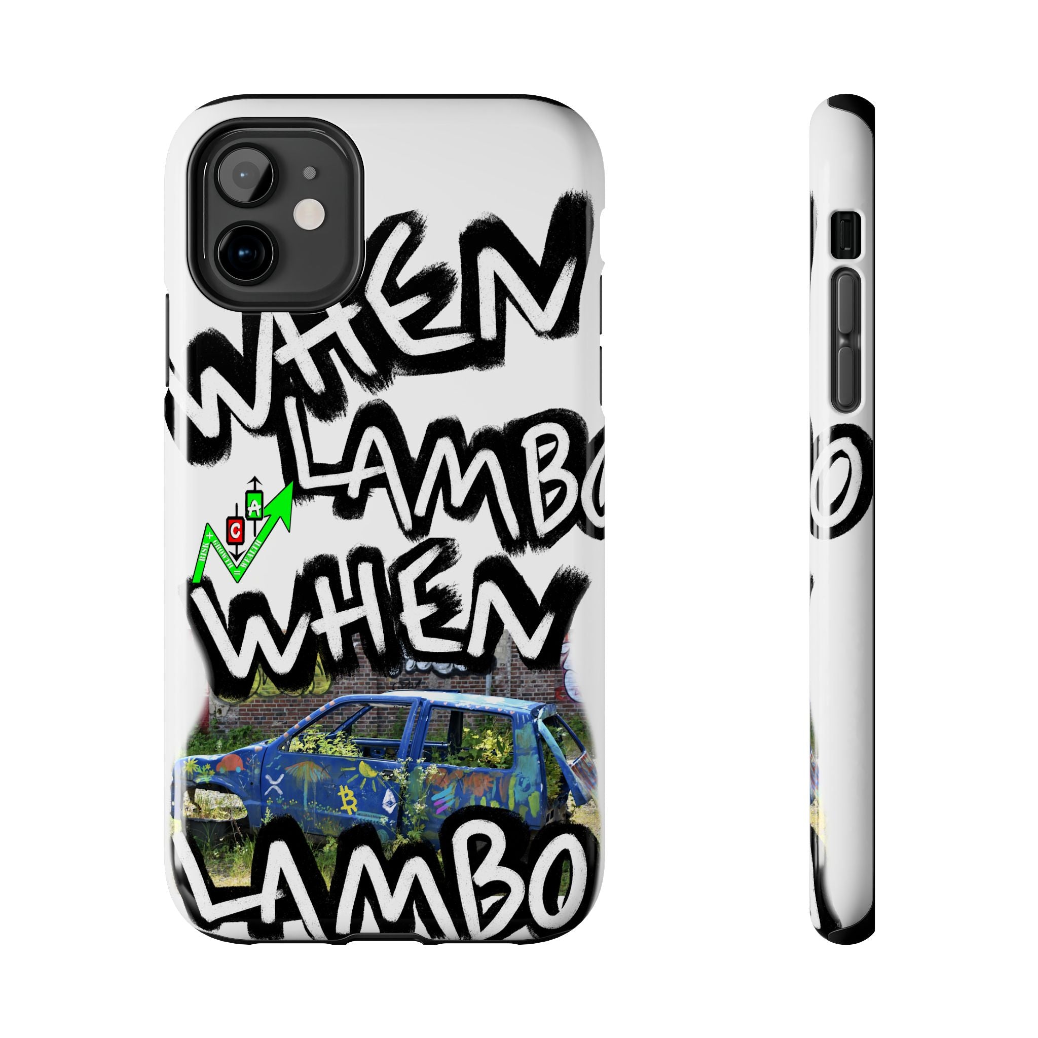 When Lambo Art Phone Case — Crypto Meme Tough Phone Case