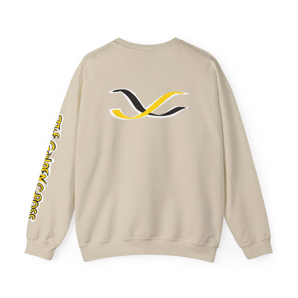 Golden Cross Bull Market Crewneck Sweatshirt – Crypt Apparel Graphic Pullover