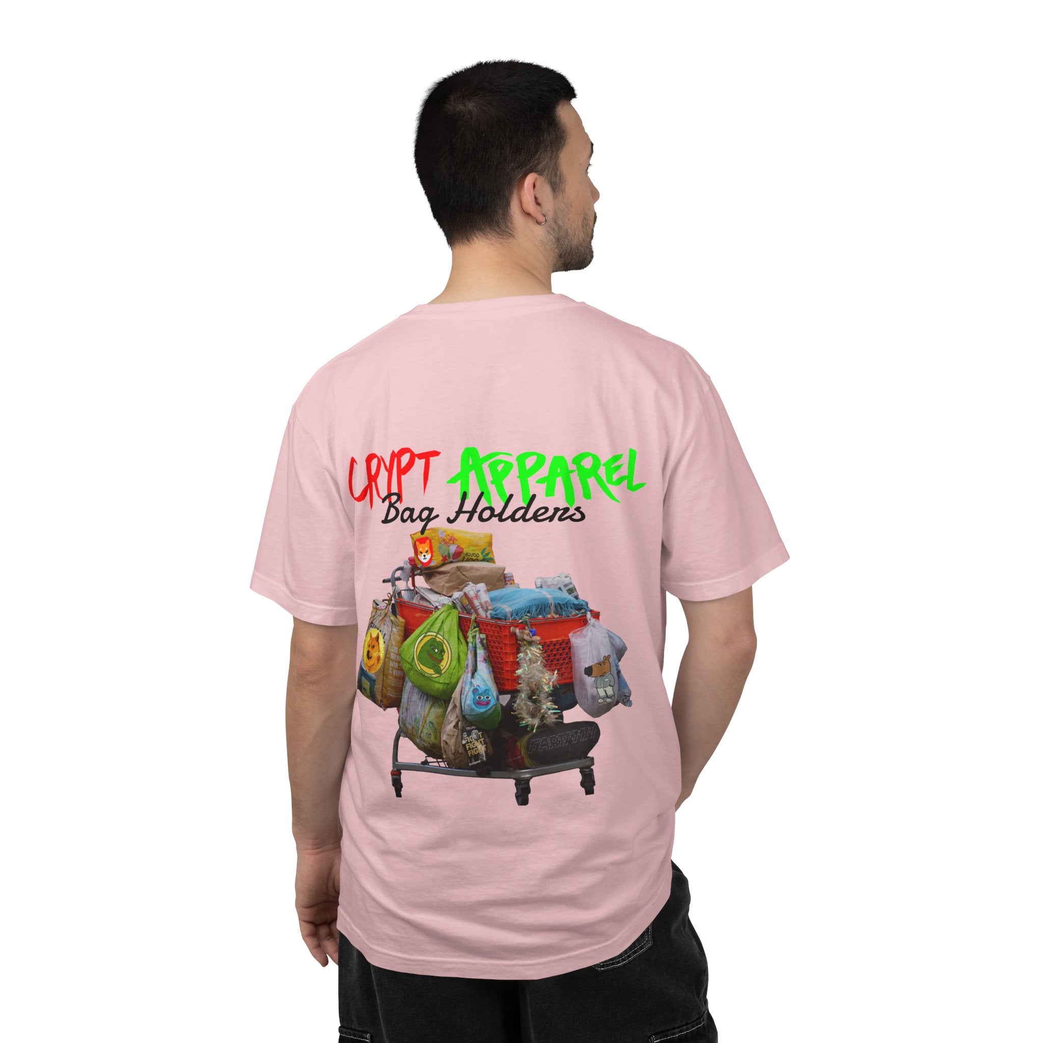 Bag Holders Crypto T-Shirt — 'Crypt Apparel' Graphic Tee