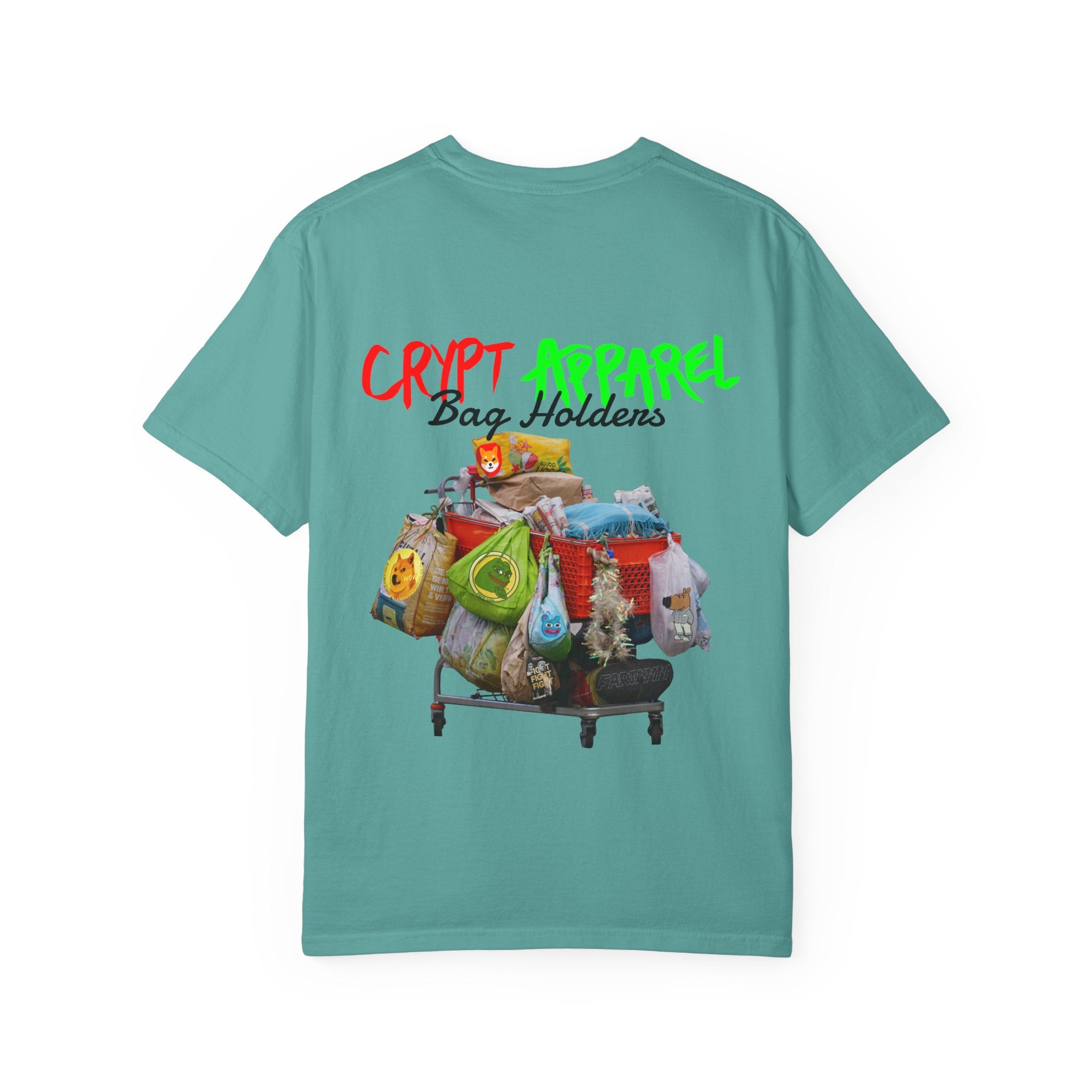 Bag Holders Crypto T-Shirt — 'Crypt Apparel' Graphic Tee