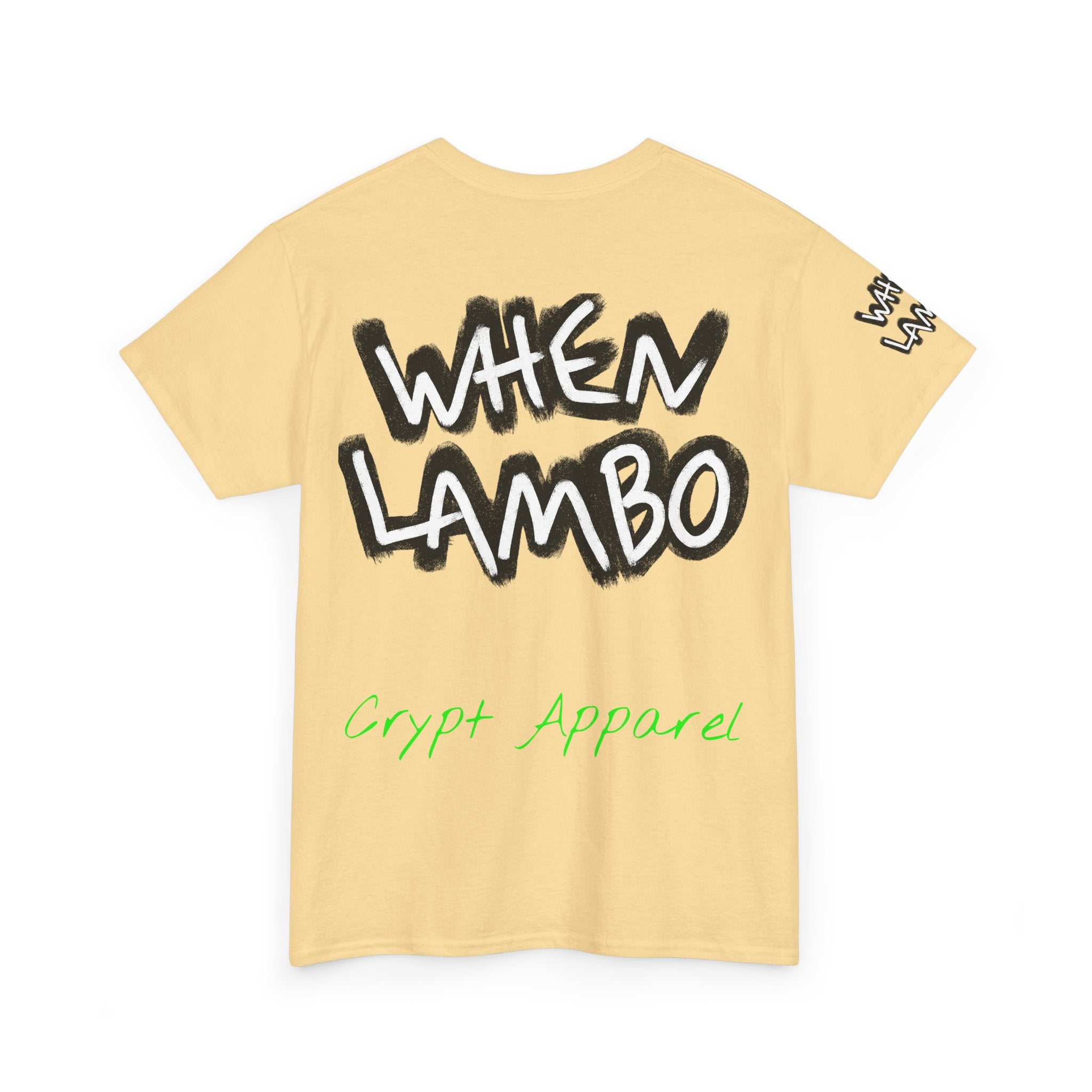 When Lambo Bitcoin inspired Crypto Graphic Tee | Crypt Apparel Car Streetwear