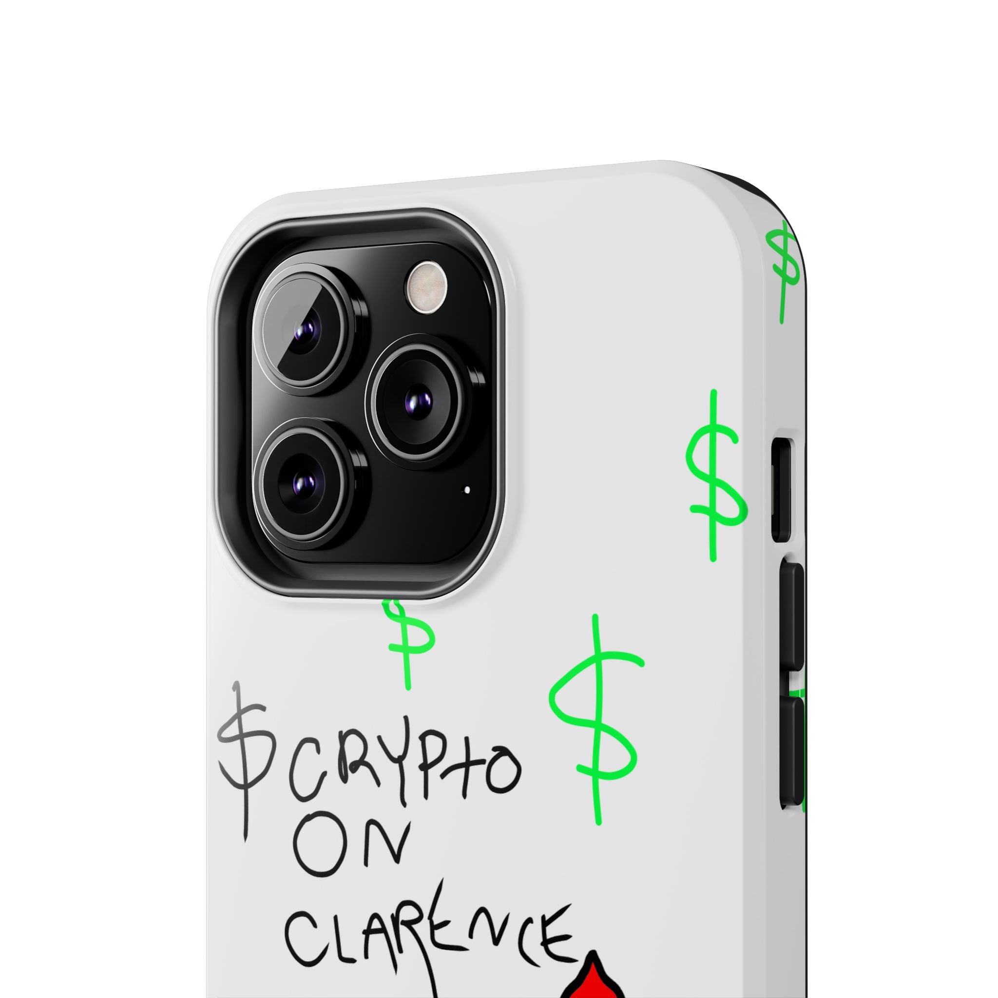 Crypto On Clarence Phone Case — Crypt Apparel Degen Design