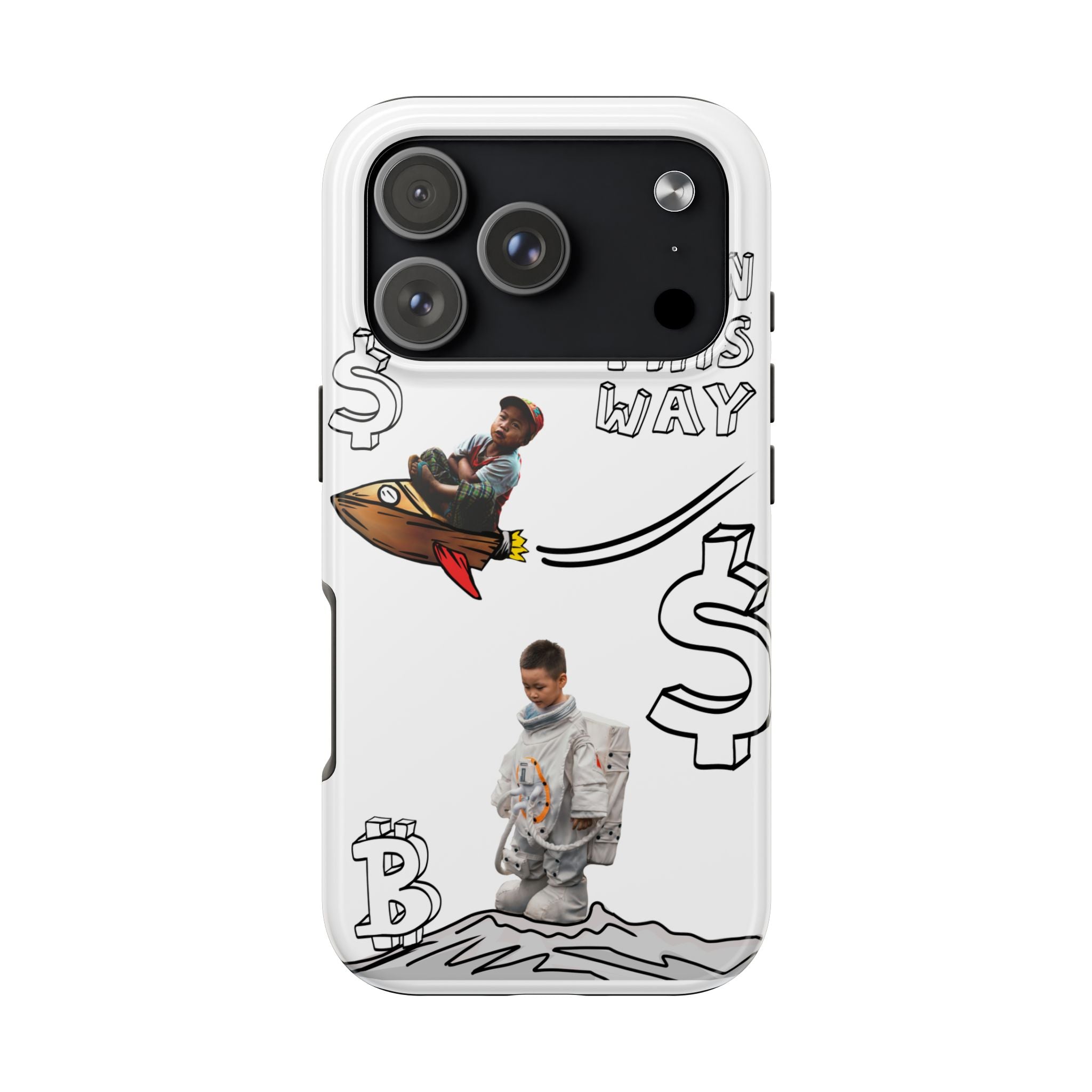 Born This Way Phone Case — "Crypt Apparel" Crypto Protective Case
